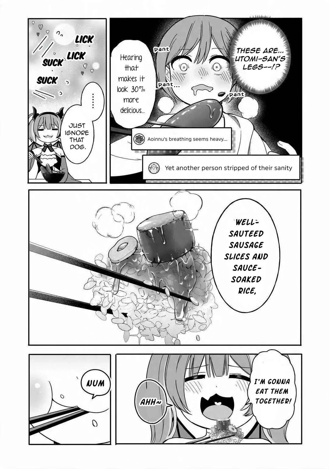 Reijou VTuber wa Maid no Yashoku ni Juurinsareru ~Kindan Gohan de Shokureposei Haishin~ Chapter 4 - Page 24