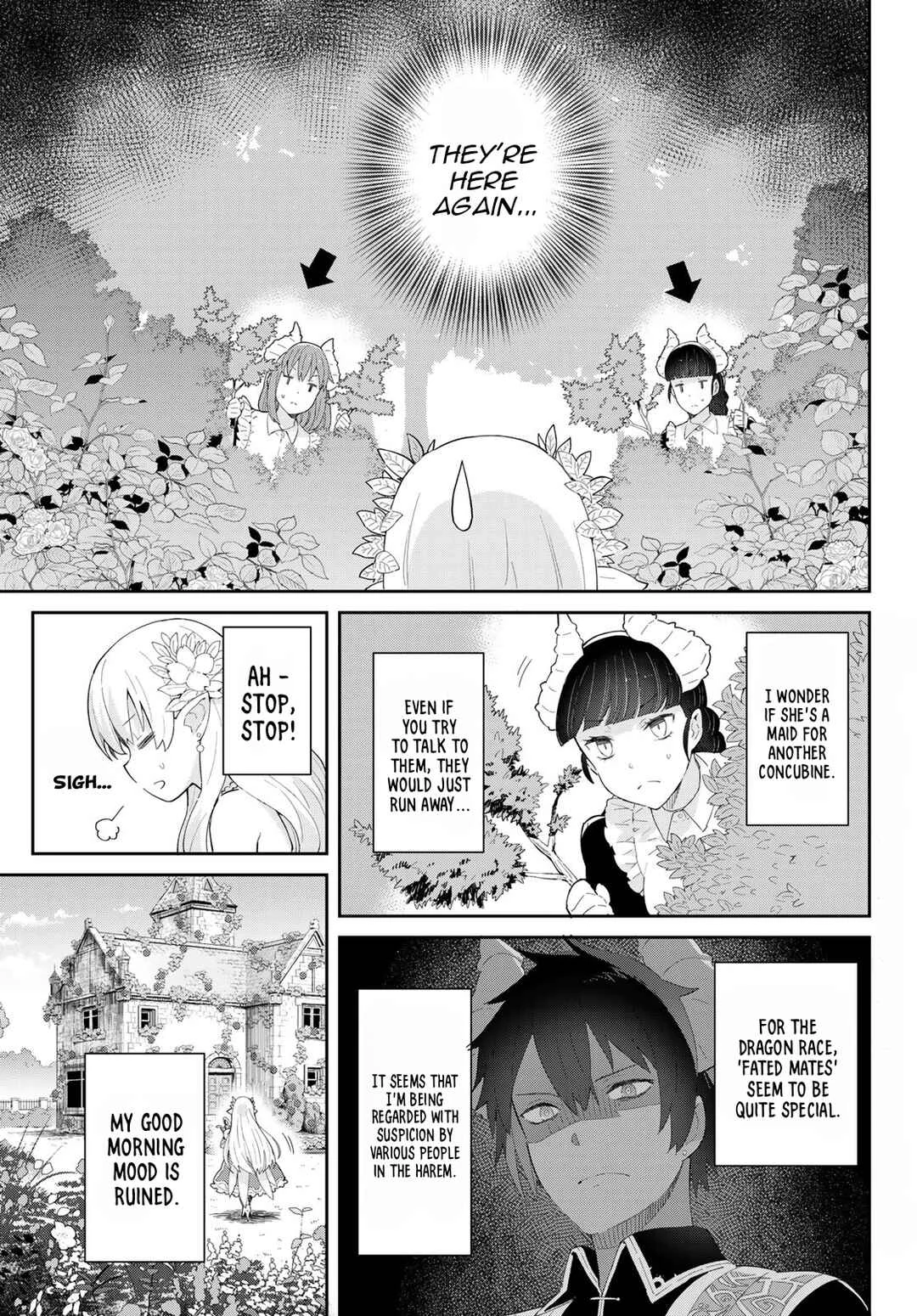 Reiketsu Ryuuou Heika no "Unmei no Tsugai" rashii Desu ga, Koukyuu ni Hikikomorou to Omoimasu Chapter 2.1: The Fairy Princess Begins Her Harem Life - Part 1 - Page 3