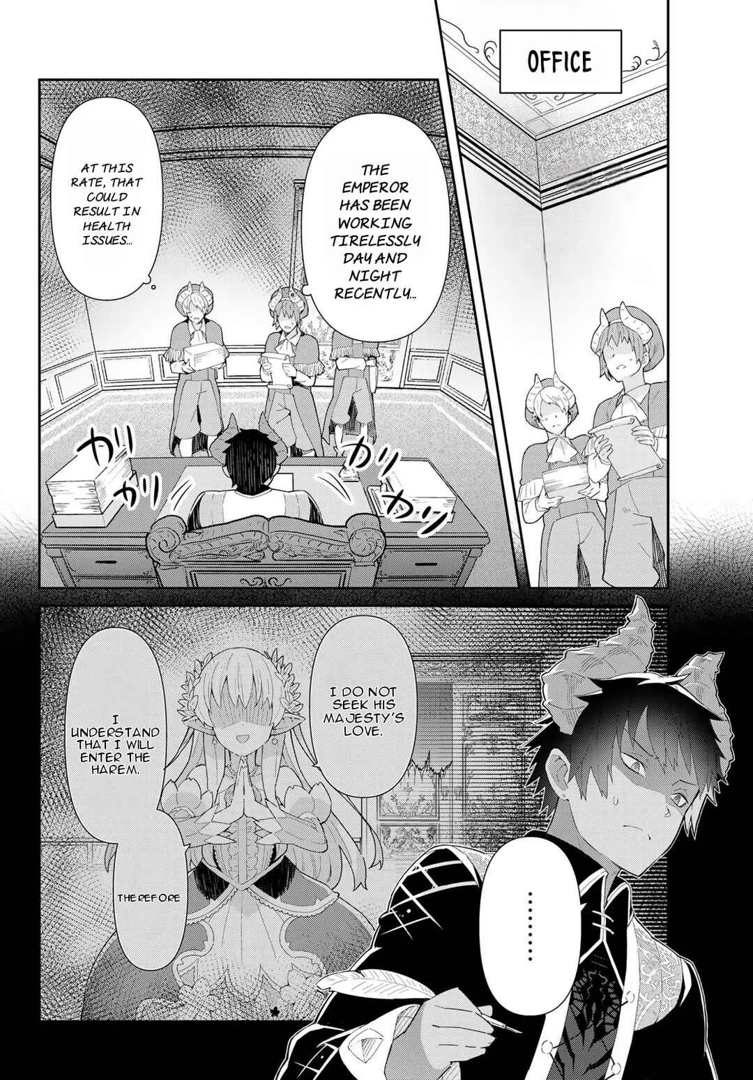 Reiketsu Ryuuou Heika no "Unmei no Tsugai" rashii Desu ga, Koukyuu ni Hikikomorou to Omoimasu Chapter 2.1: The Fairy Princess Begins Her Harem Life - Part 1 - Page 6