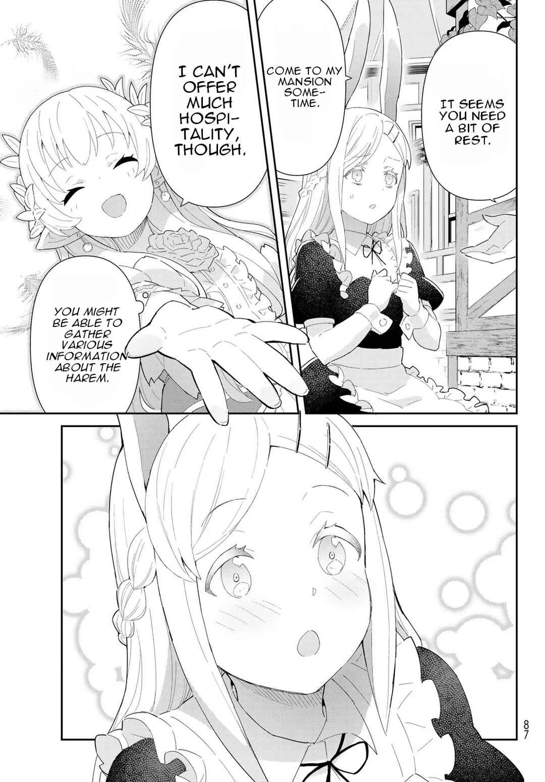 Reiketsu Ryuuou Heika no "Unmei no Tsugai" rashii Desu ga, Koukyuu ni Hikikomorou to Omoimasu Chapter 2.1: The Fairy Princess Begins Her Harem Life - Part 1 - Page 15