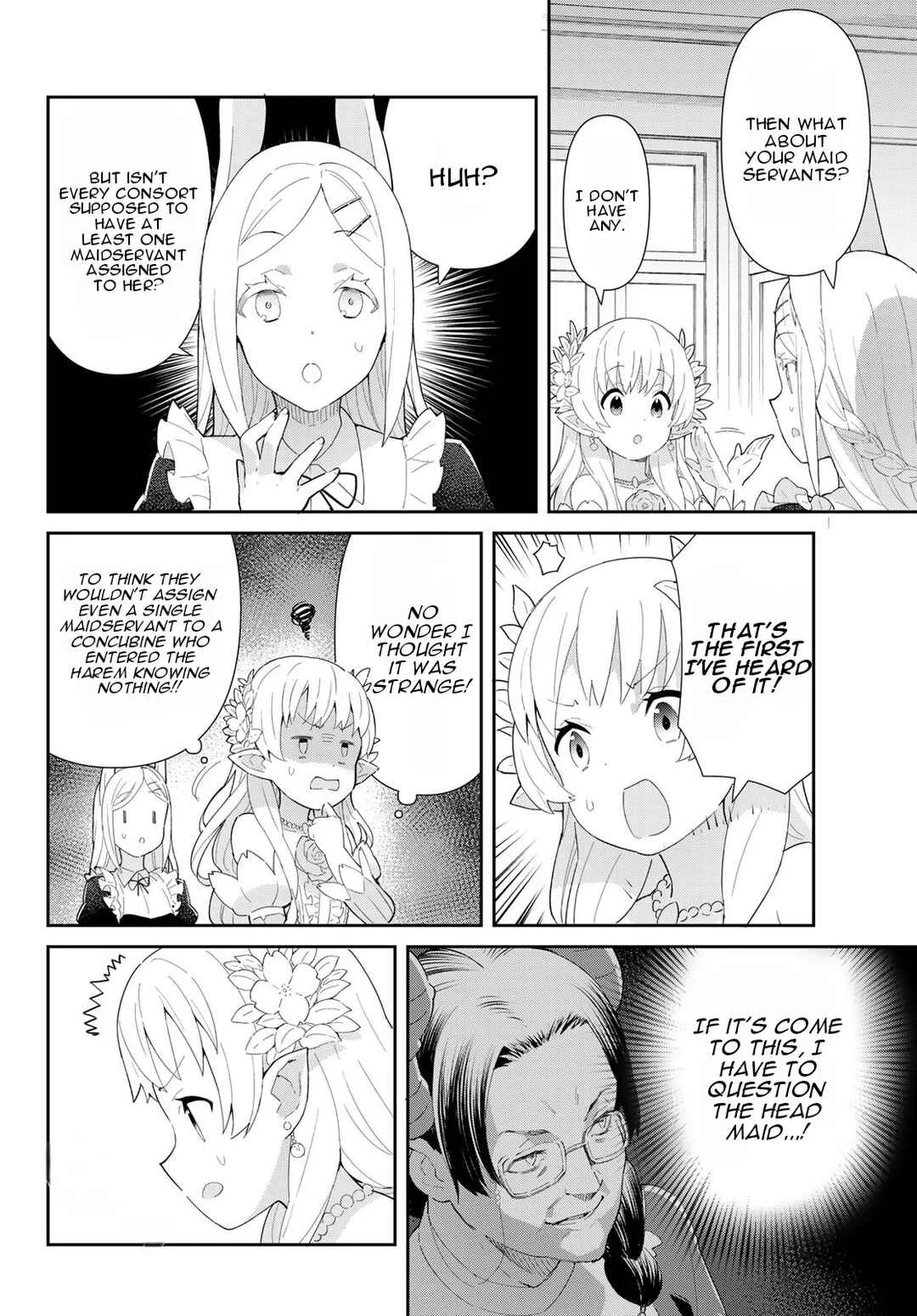 Reiketsu Ryuuou Heika no "Unmei no Tsugai" rashii Desu ga, Koukyuu ni Hikikomorou to Omoimasu Chapter 2.1: The Fairy Princess Begins Her Harem Life - Part 1 - Page 18