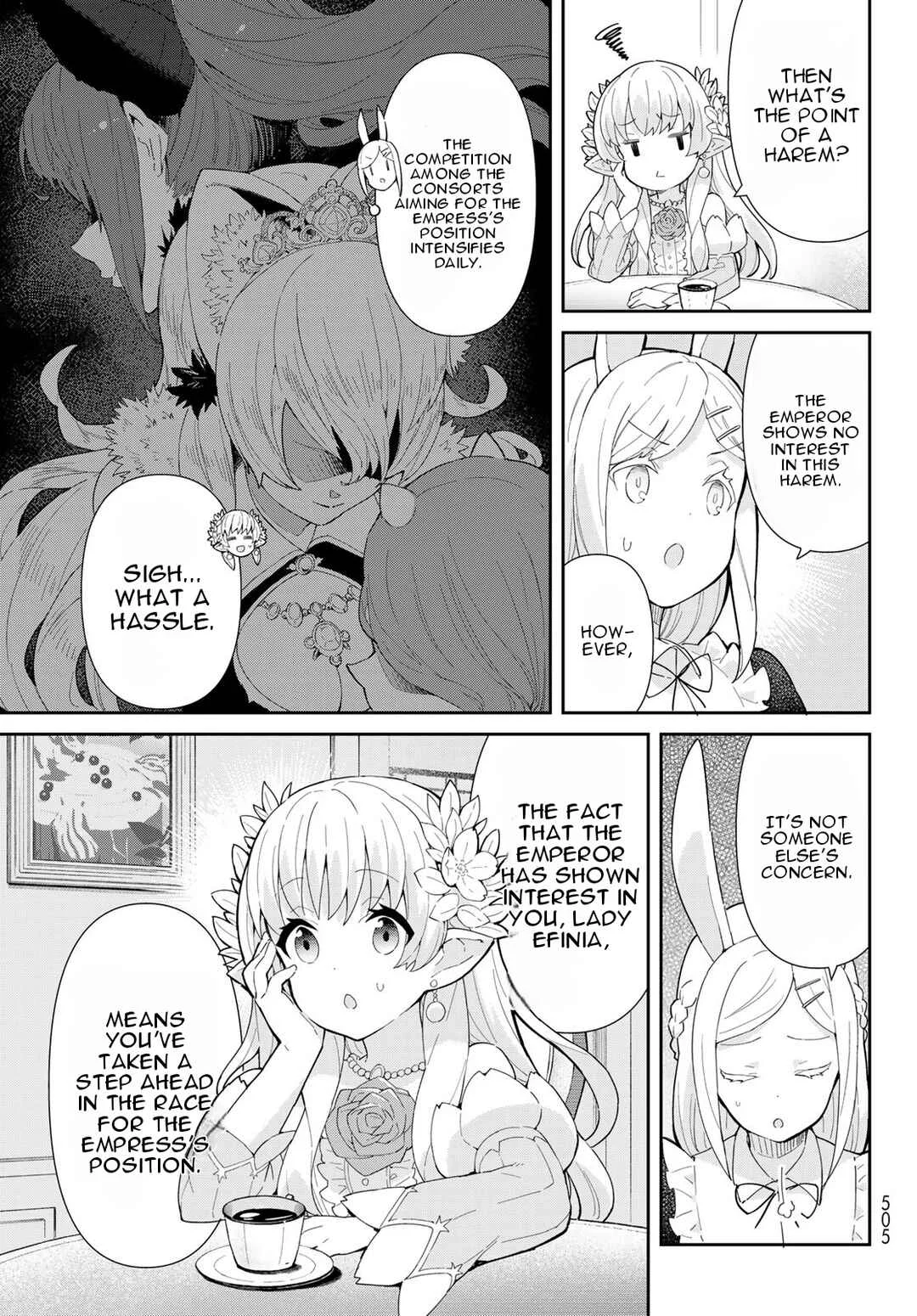 Reiketsu Ryuuou Heika no "Unmei no Tsugai" rashii Desu ga, Koukyuu ni Hikikomorou to Omoimasu Chapter 3.1: The Fairy Princess Attends a Dinner with the Emperor - Part 1 - Page 9