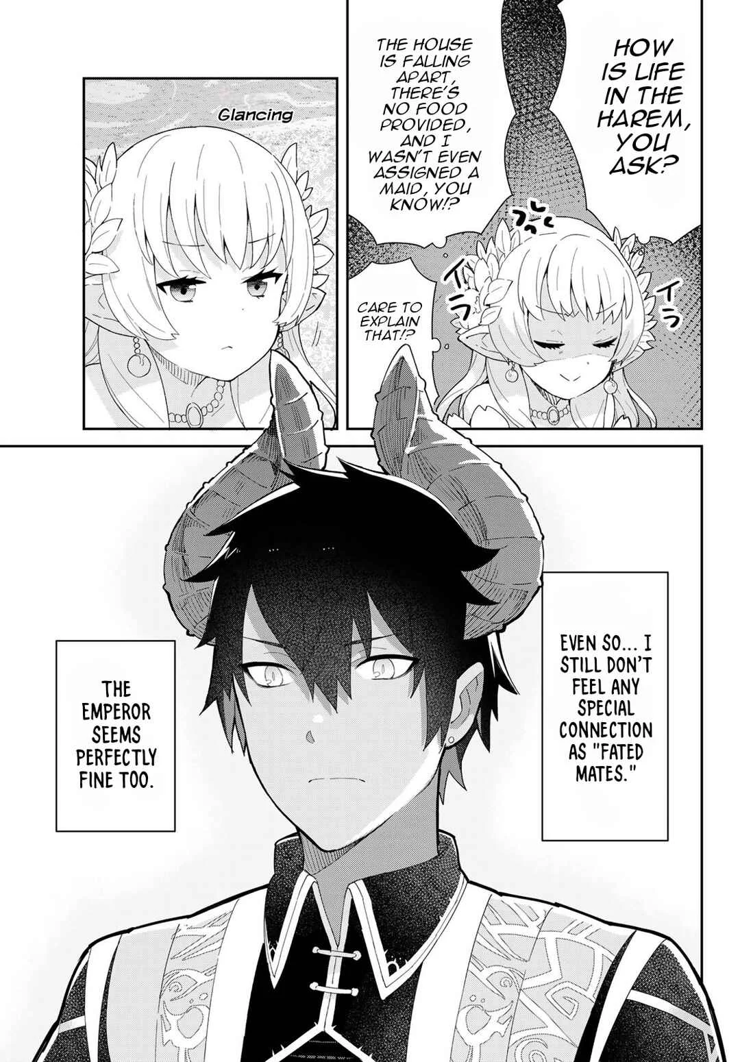 Reiketsu Ryuuou Heika no "Unmei no Tsugai" rashii Desu ga, Koukyuu ni Hikikomorou to Omoimasu Chapter 3.1: The Fairy Princess Attends a Dinner with the Emperor - Part 1 - Page 13
