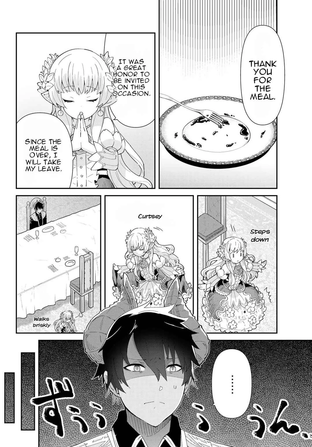 Reiketsu Ryuuou Heika no "Unmei no Tsugai" rashii Desu ga, Koukyuu ni Hikikomorou to Omoimasu Chapter 3.1: The Fairy Princess Attends a Dinner with the Emperor - Part 1 - Page 22