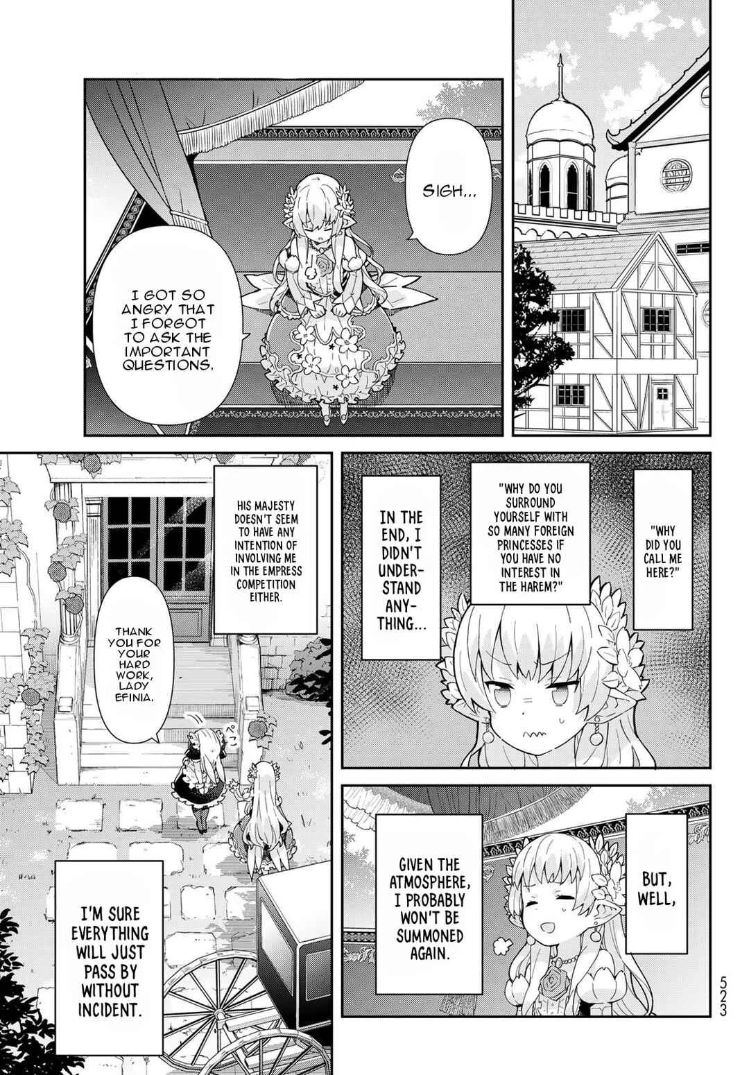 Reiketsu Ryuuou Heika no "Unmei no Tsugai" rashii Desu ga, Koukyuu ni Hikikomorou to Omoimasu Chapter 3.1: The Fairy Princess Attends a Dinner with the Emperor - Part 1 - Page 27