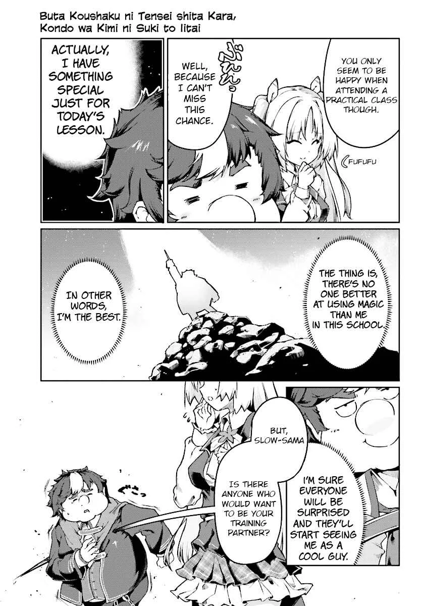 Reincarnated as the Piggy Duke: This Time I'm Gonna Tell Her How I Feel! Chapter 2 - Page 4