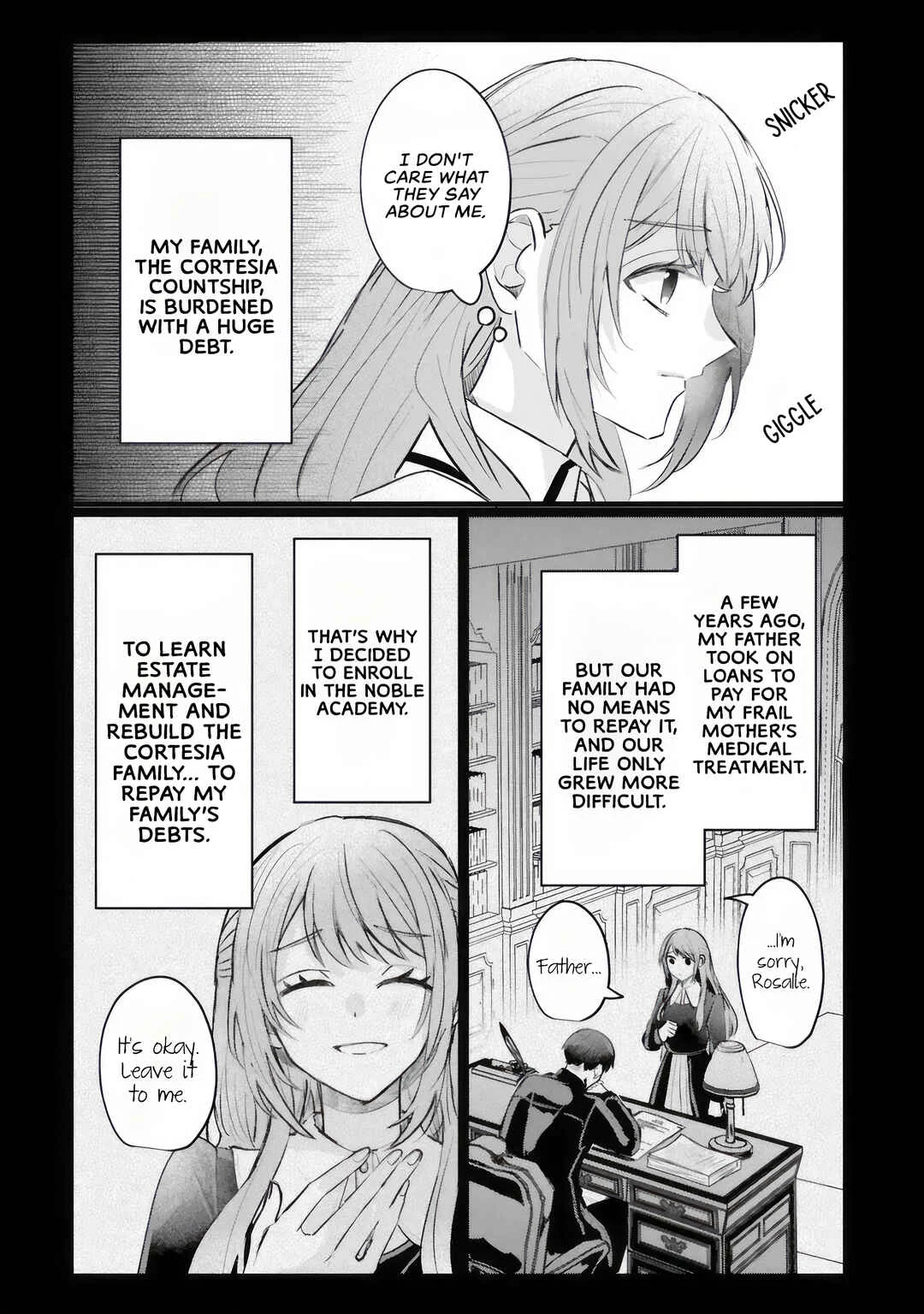 Ren'ai Fushin na Reijou wa Reikoku Kishi-sama no Dekiai ni Kizukanai Chapter 1.1 - Page 7