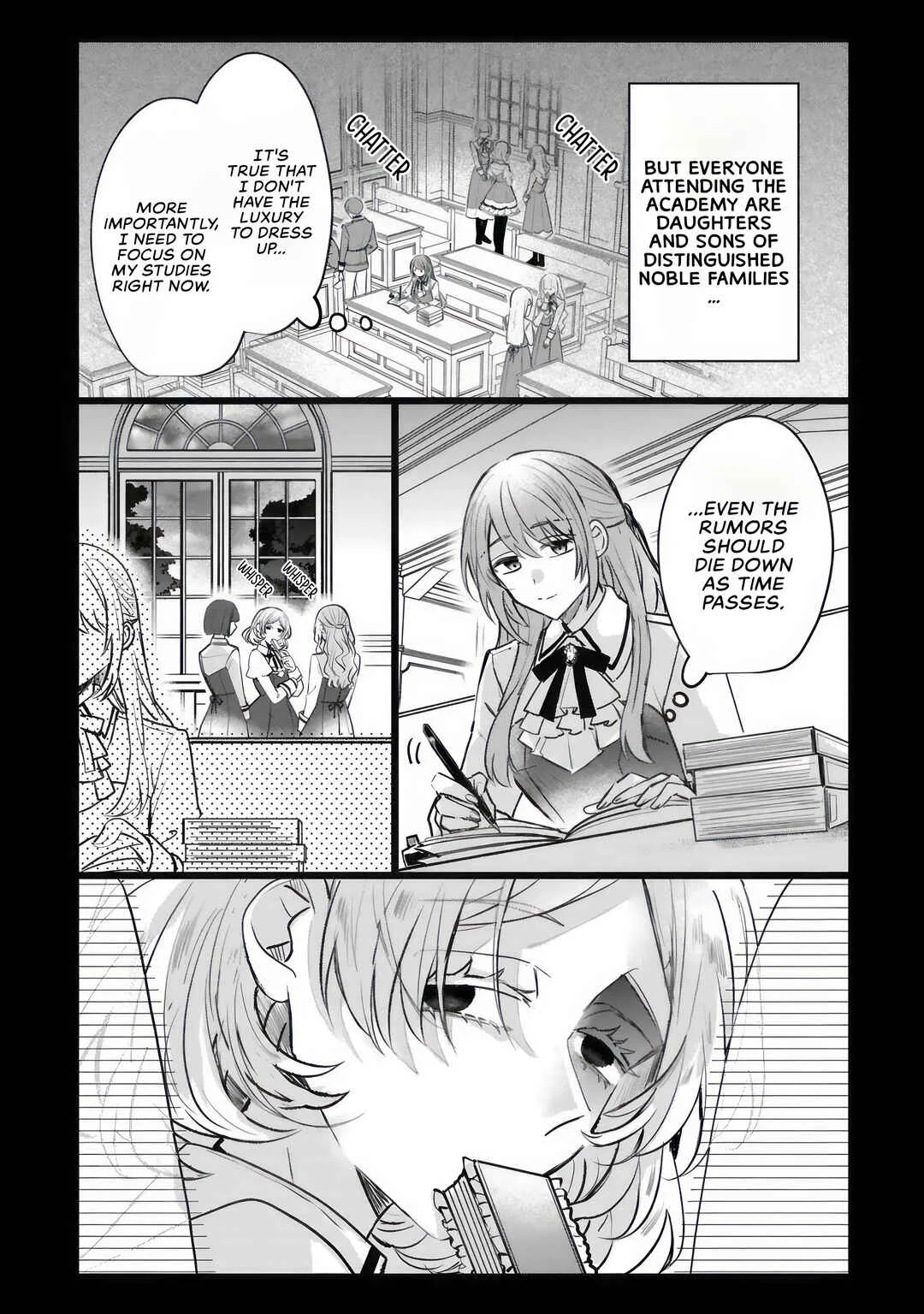 Ren'ai Fushin na Reijou wa Reikoku Kishi-sama no Dekiai ni Kizukanai Chapter 1.1 - Page 8