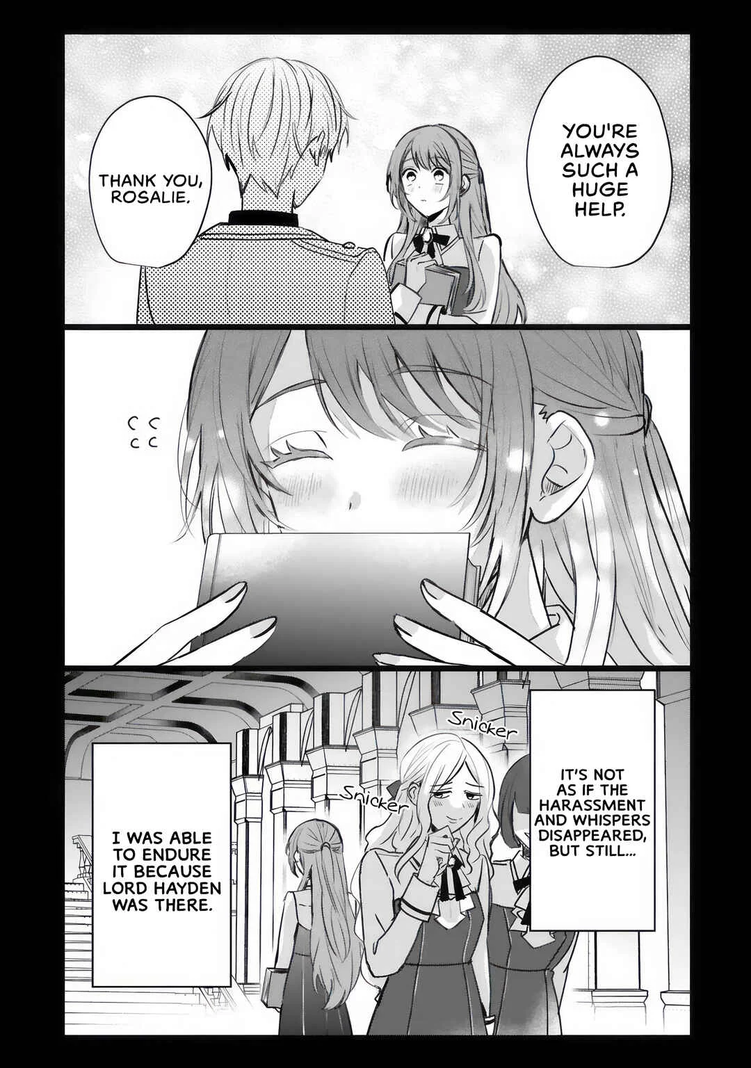 Ren'ai Fushin na Reijou wa Reikoku Kishi-sama no Dekiai ni Kizukanai Chapter 1.1 - Page 18