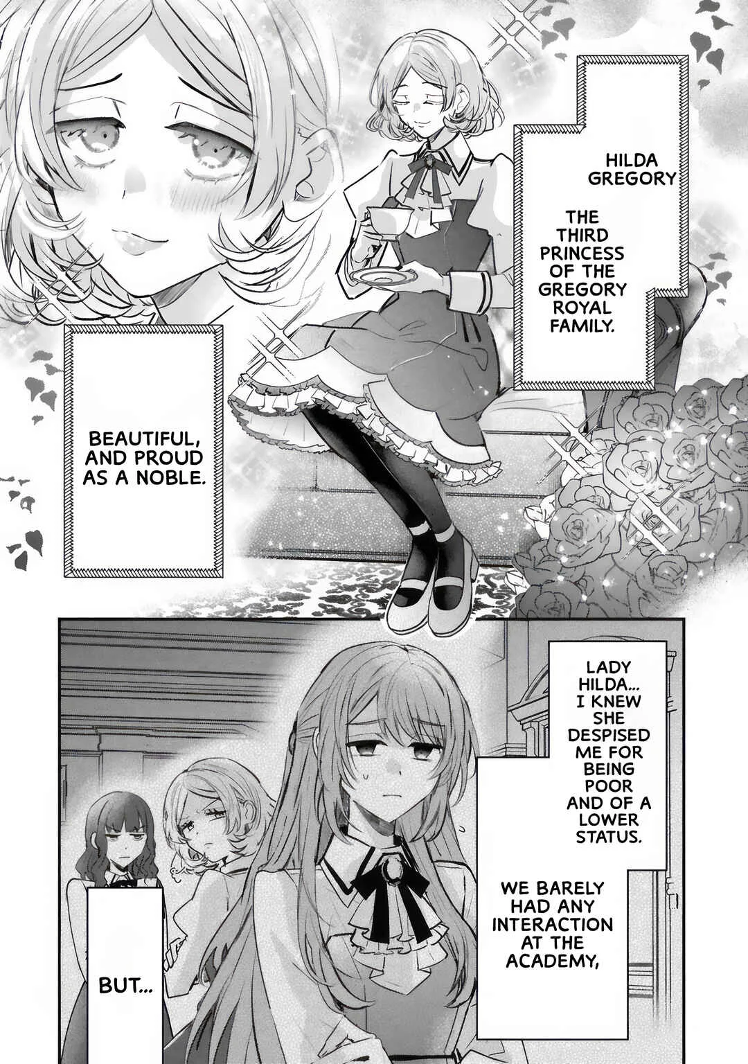 Ren'ai Fushin na Reijou wa Reikoku Kishi-sama no Dekiai ni Kizukanai Chapter 1.2 - Page 2
