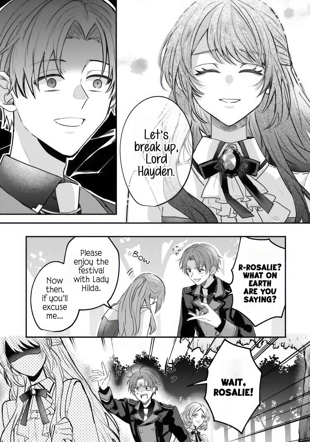 Ren'ai Fushin na Reijou wa Reikoku Kishi-sama no Dekiai ni Kizukanai Chapter 1.2 - Page 5