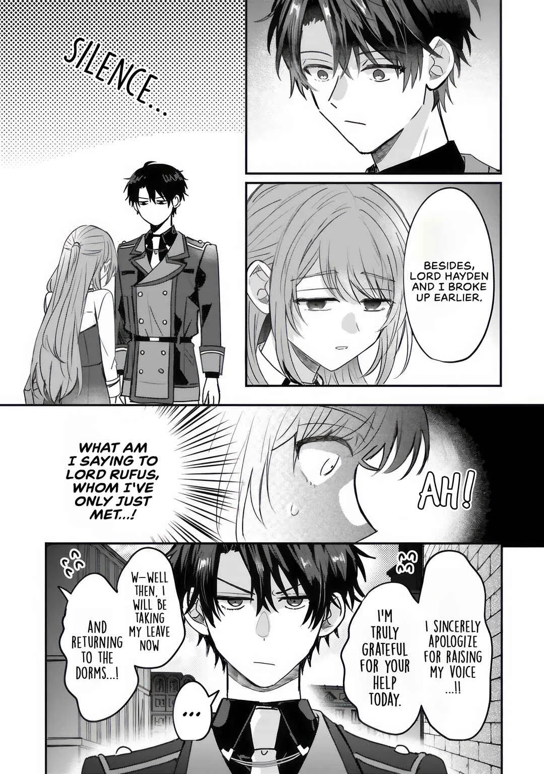 Ren'ai Fushin na Reijou wa Reikoku Kishi-sama no Dekiai ni Kizukanai Chapter 1.3 - Page 3