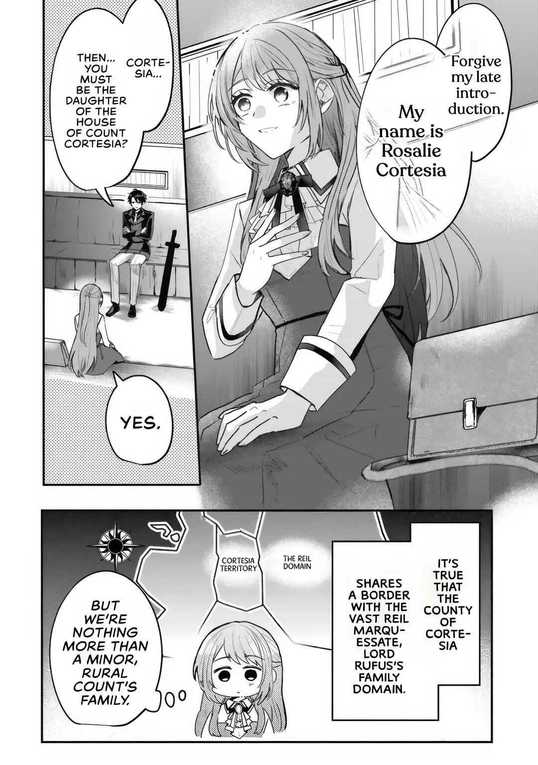 Ren'ai Fushin na Reijou wa Reikoku Kishi-sama no Dekiai ni Kizukanai Chapter 1.3 - Page 6