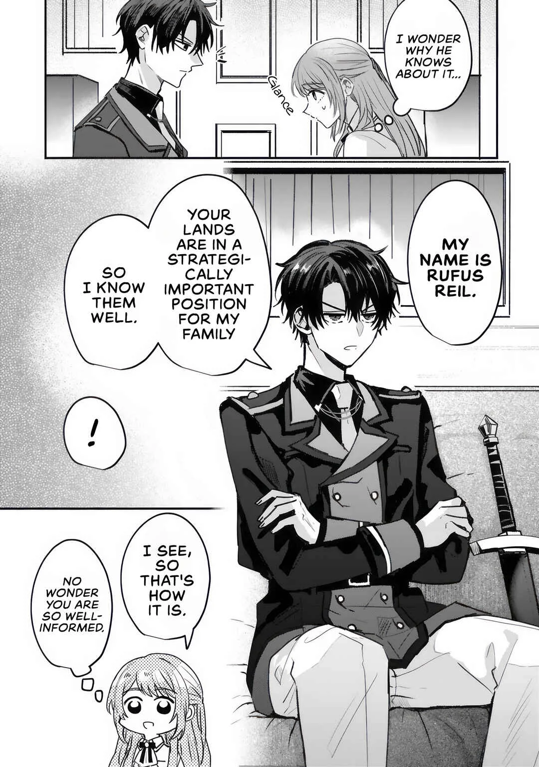 Ren'ai Fushin na Reijou wa Reikoku Kishi-sama no Dekiai ni Kizukanai Chapter 1.3 - Page 7