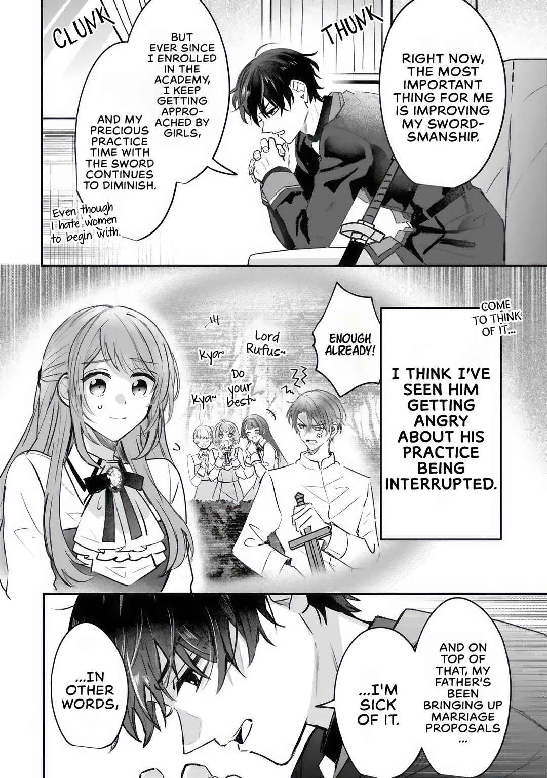 Ren'ai Fushin na Reijou wa Reikoku Kishi-sama no Dekiai ni Kizukanai Chapter 2.1 - Page 8
