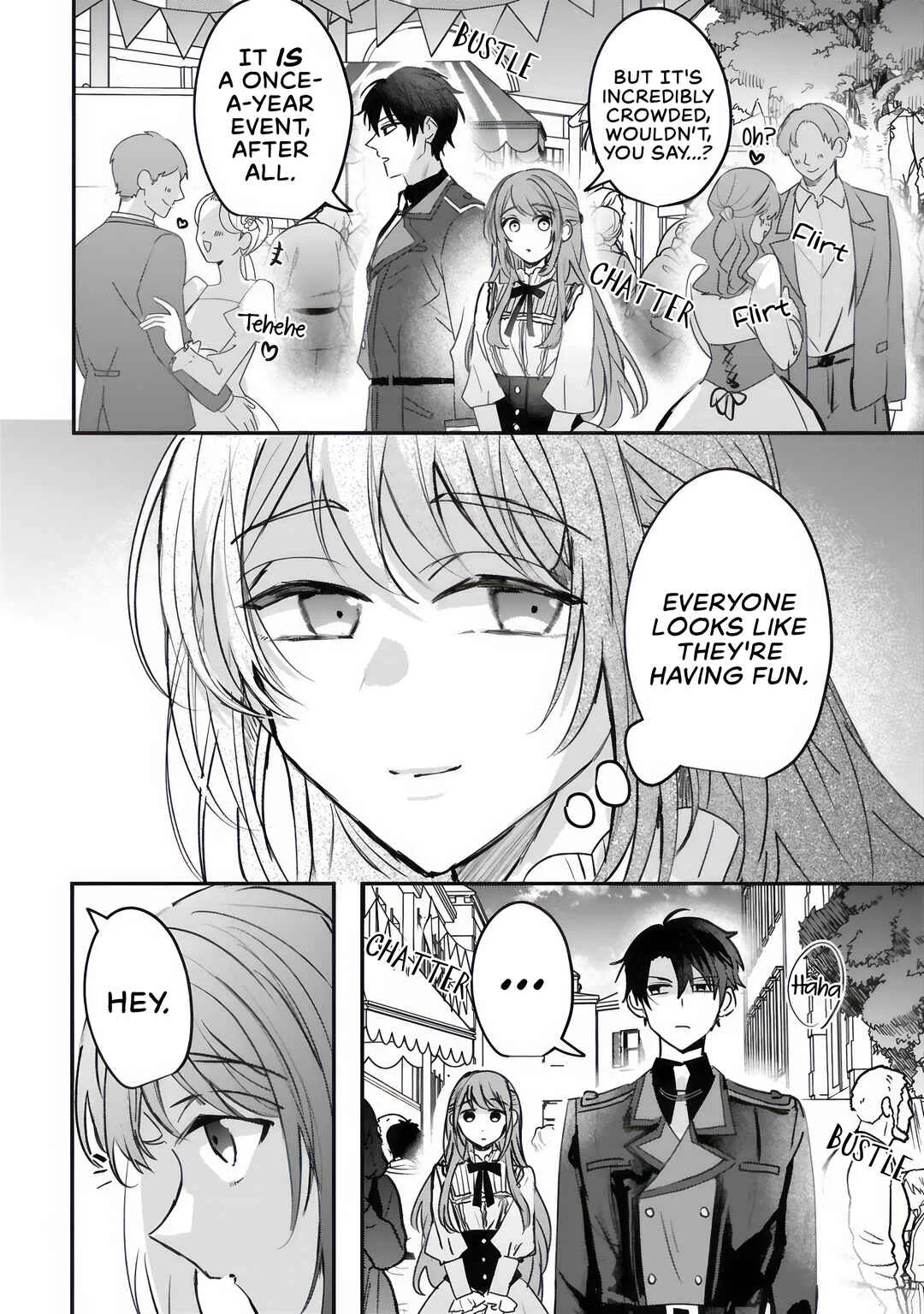 Ren'ai Fushin na Reijou wa Reikoku Kishi-sama no Dekiai ni Kizukanai Chapter 2.2 - Page 6