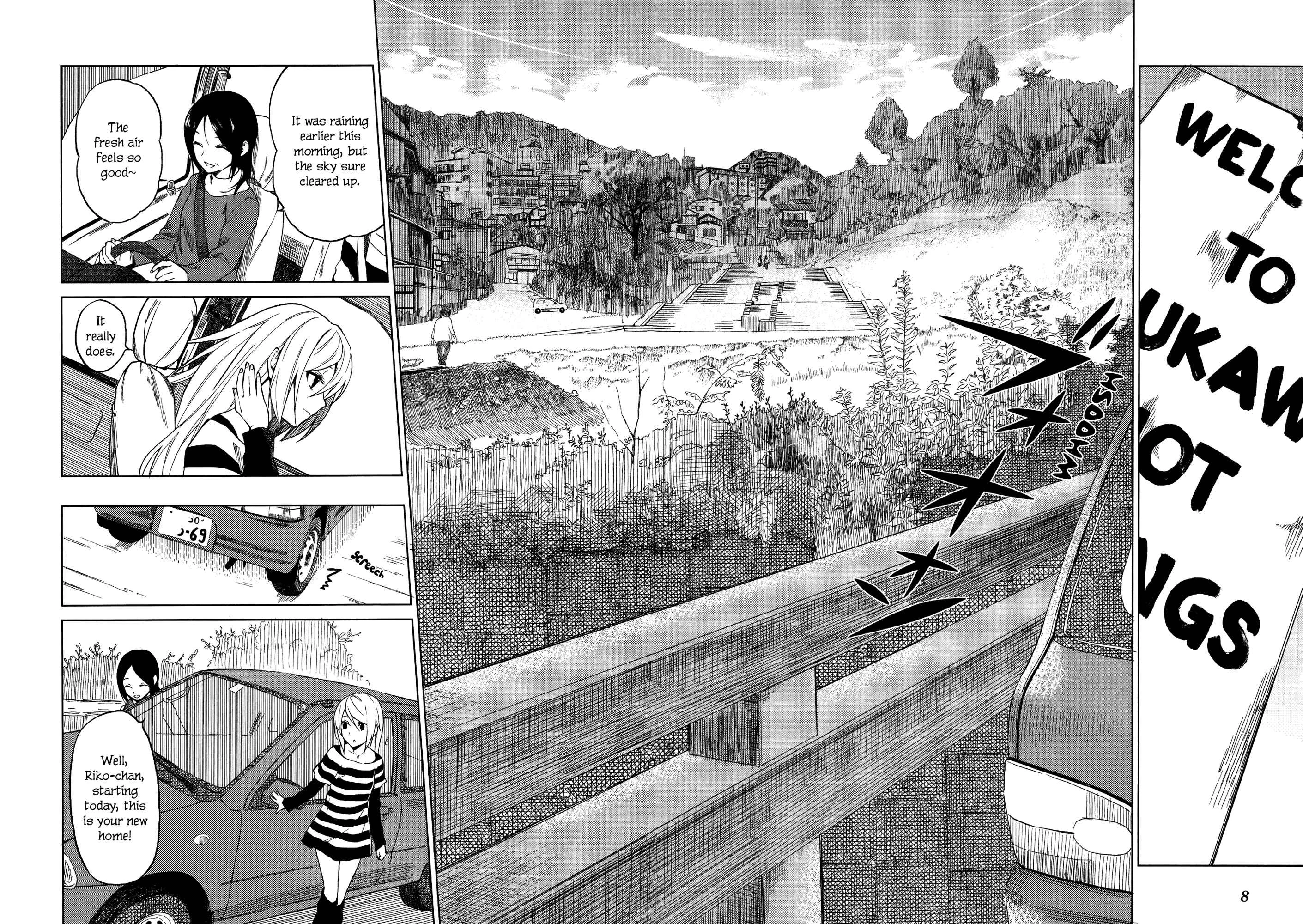 Riko to Haru to Onsen to Iruka Chapter 1: Riko and Haru and Open Air Bath - Page 9