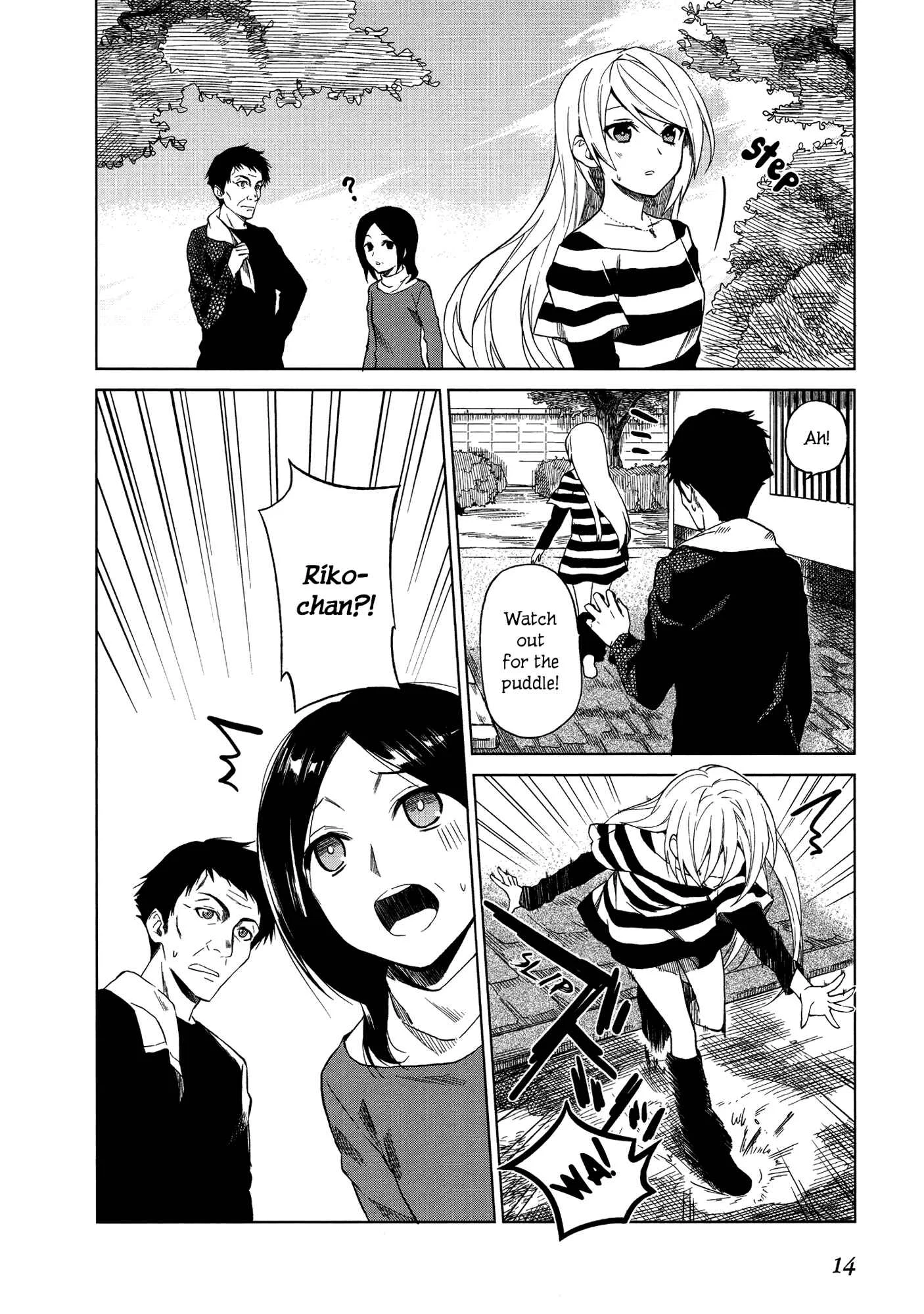 Riko to Haru to Onsen to Iruka Chapter 1: Riko and Haru and Open Air Bath - Page 14