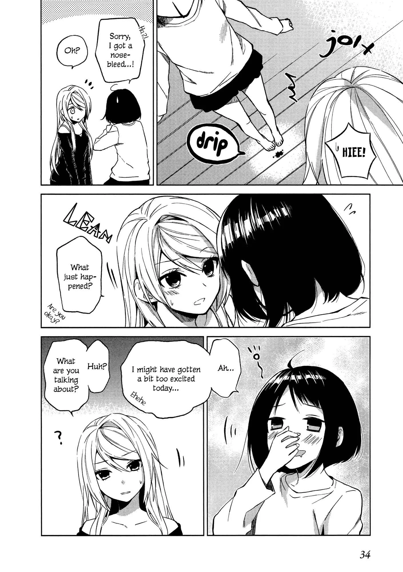 Riko to Haru to Onsen to Iruka Chapter 1: Riko and Haru and Open Air Bath - Page 34
