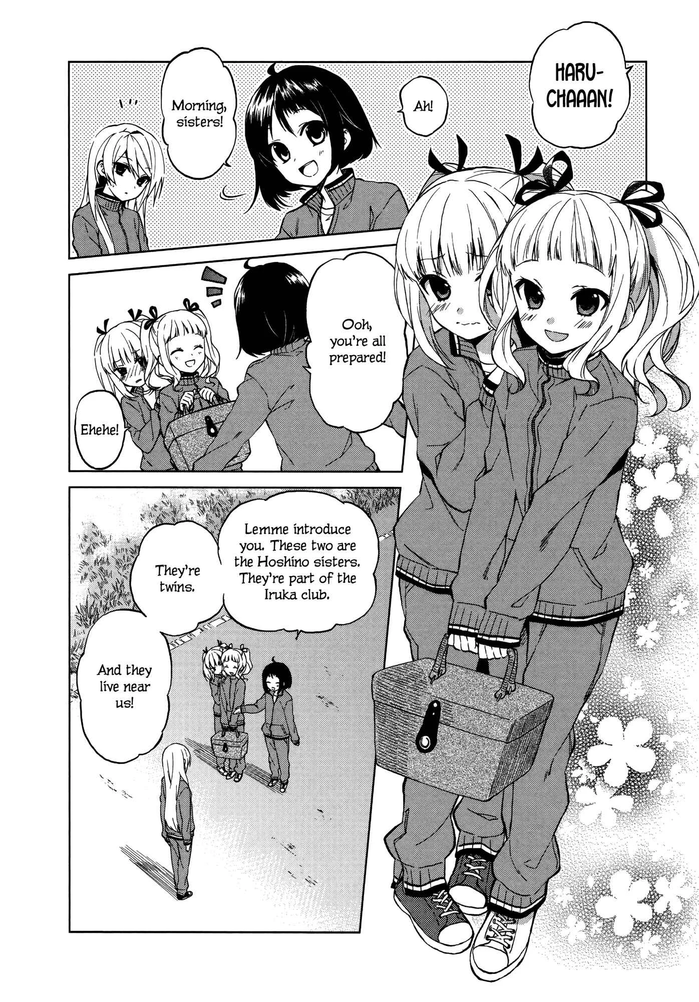 Riko to Haru to Onsen to Iruka Chapter 3: Twin Sisters and Cabbage Field - Page 3