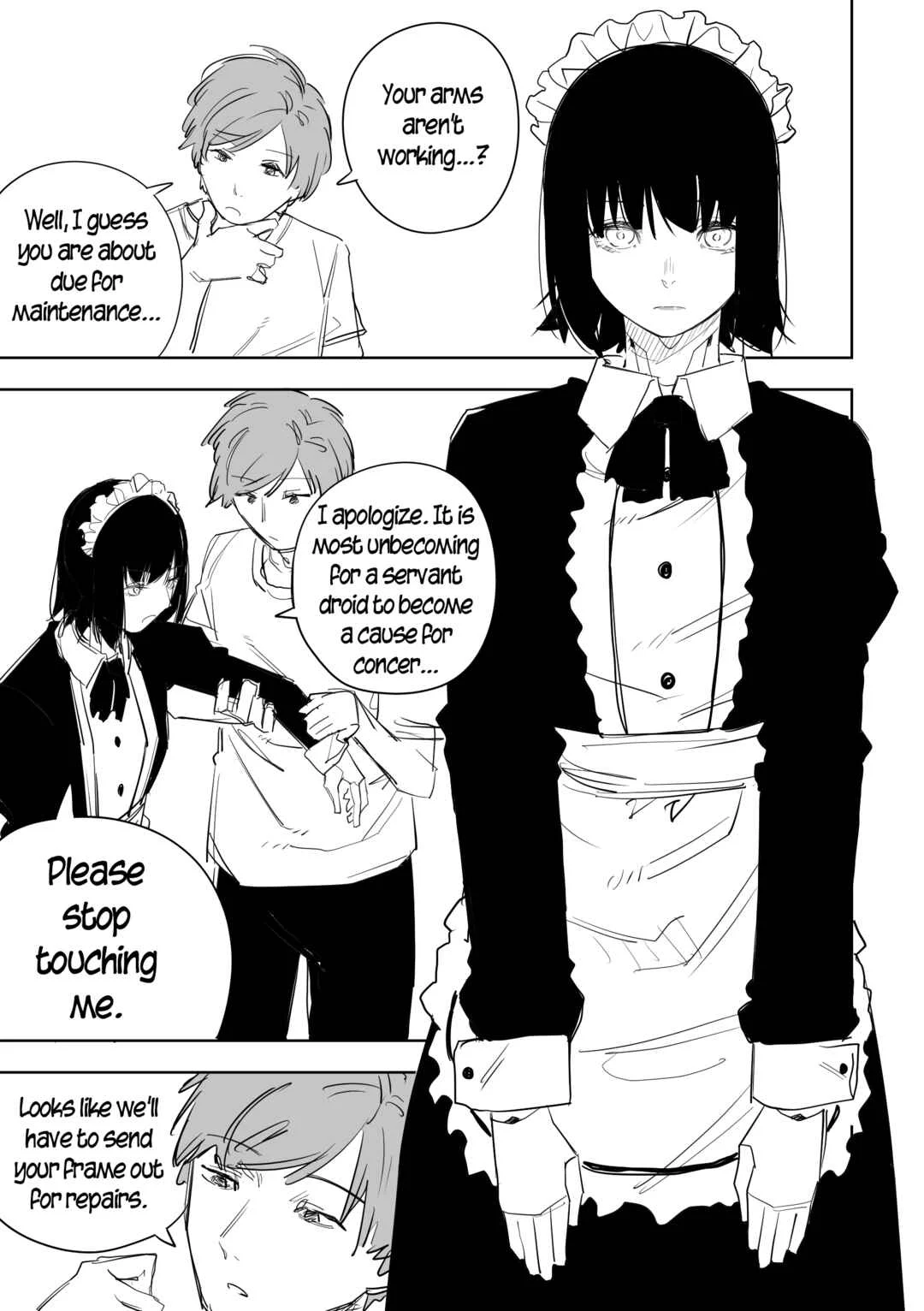 Robo Maid Chapter 1: A Story About A Robo Maid Becoming A Washing Machine - Page 1