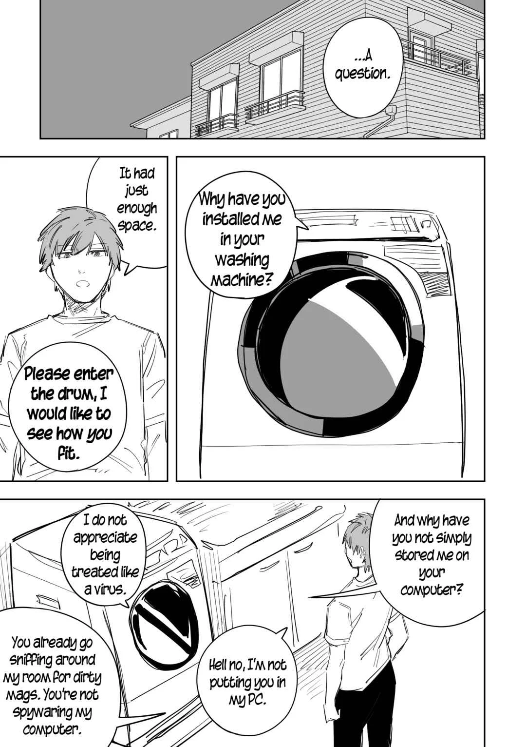 Robo Maid Chapter 1: A Story About A Robo Maid Becoming A Washing Machine - Page 3