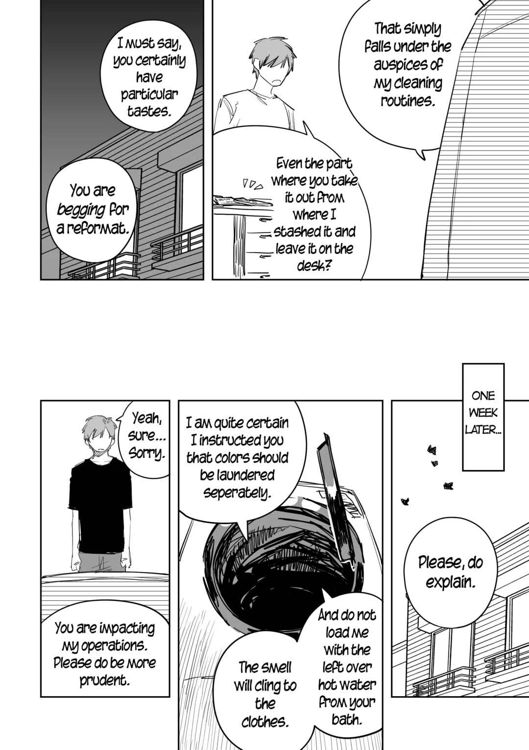 Robo Maid Chapter 1: A Story About A Robo Maid Becoming A Washing Machine - Page 4