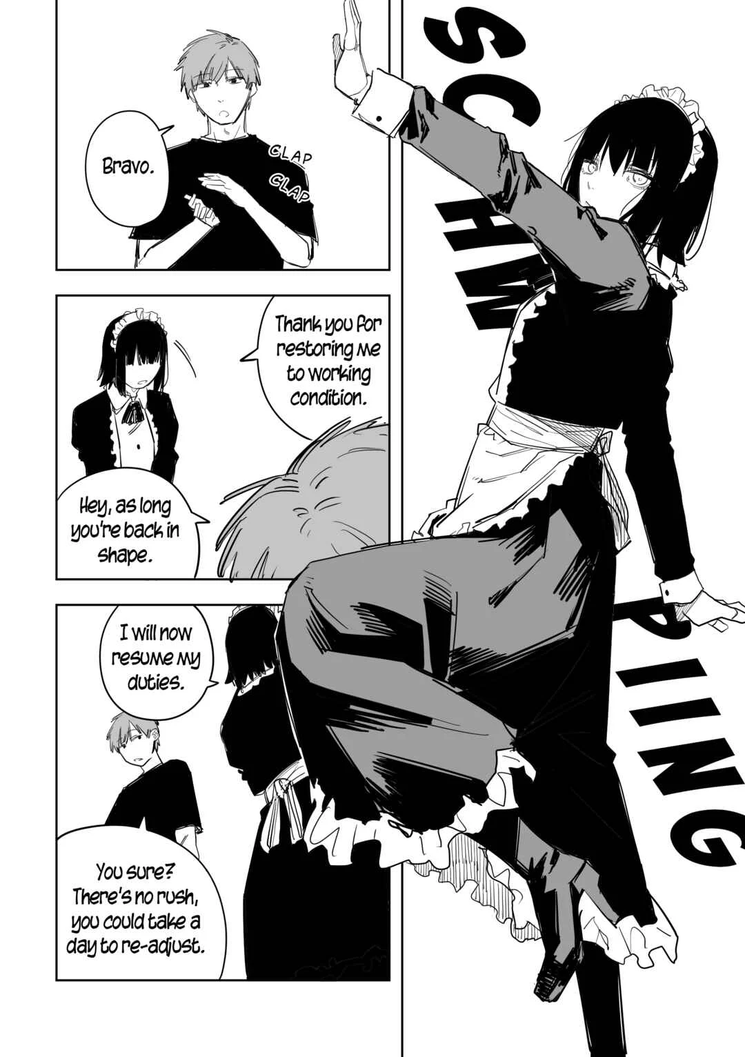 Robo Maid Chapter 1: A Story About A Robo Maid Becoming A Washing Machine - Page 6