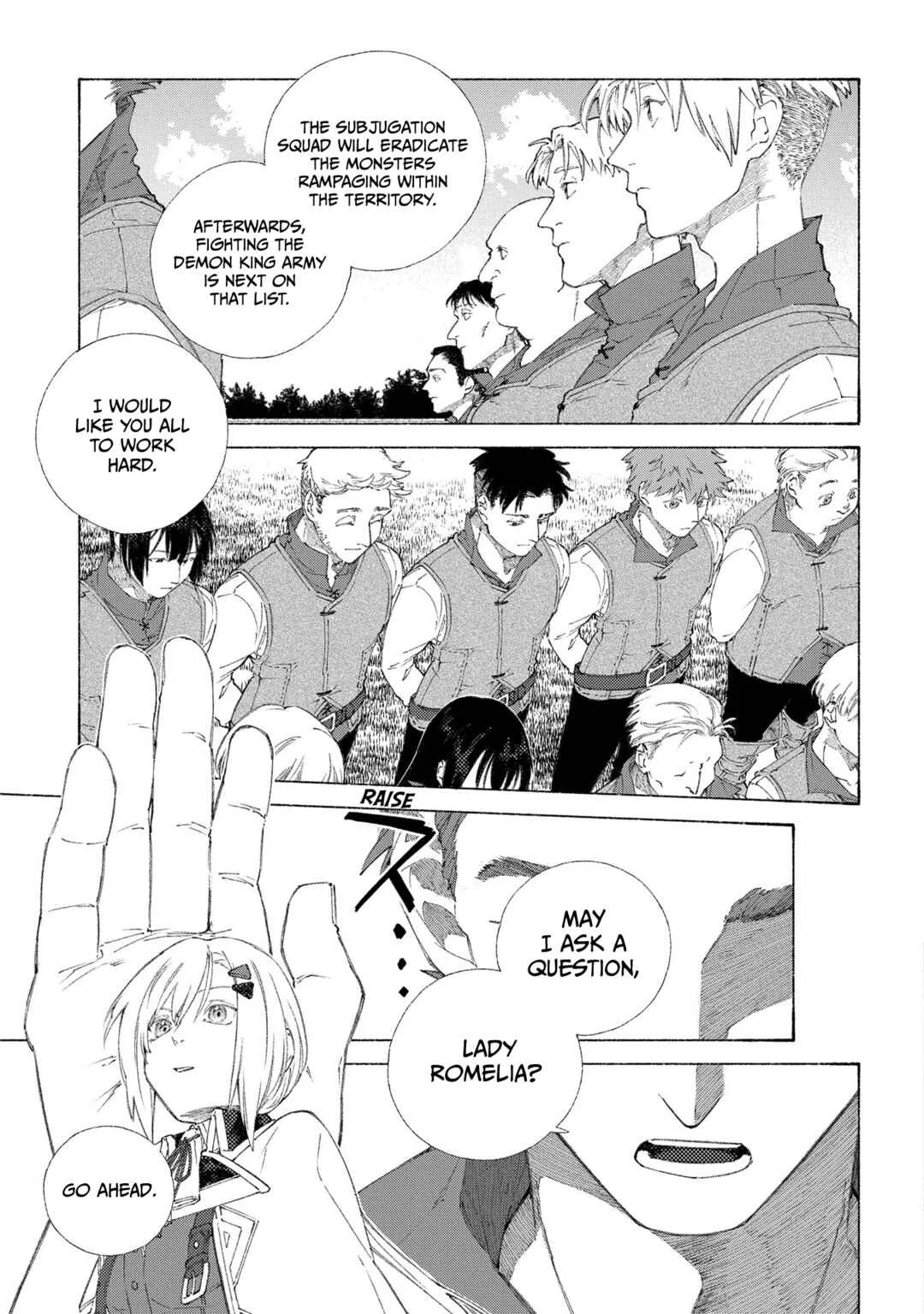 Romelia Senki ~Hakushaku Reijou, Maou wo Taoshita Ato mo Jinrui Yabasou dakara Guntai Soshiki Suru~ Chapter 2: Fortress Capture Starts - Page 12