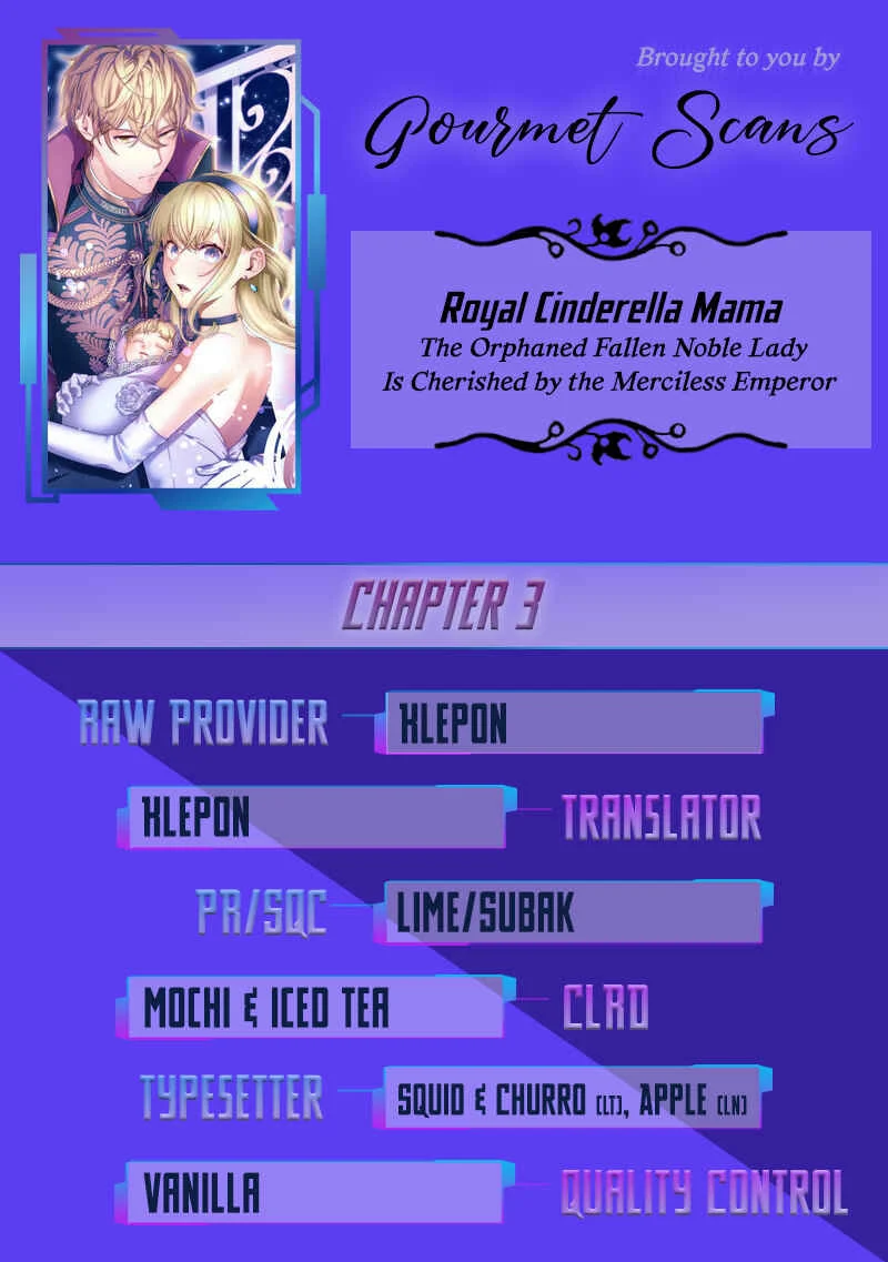 Royal Cinderella Mama: Tengai Kodoku no Botsuraku Reijou wa Reitetsu Koutei ni Dekiaisareru Chapter 3 - Page 1