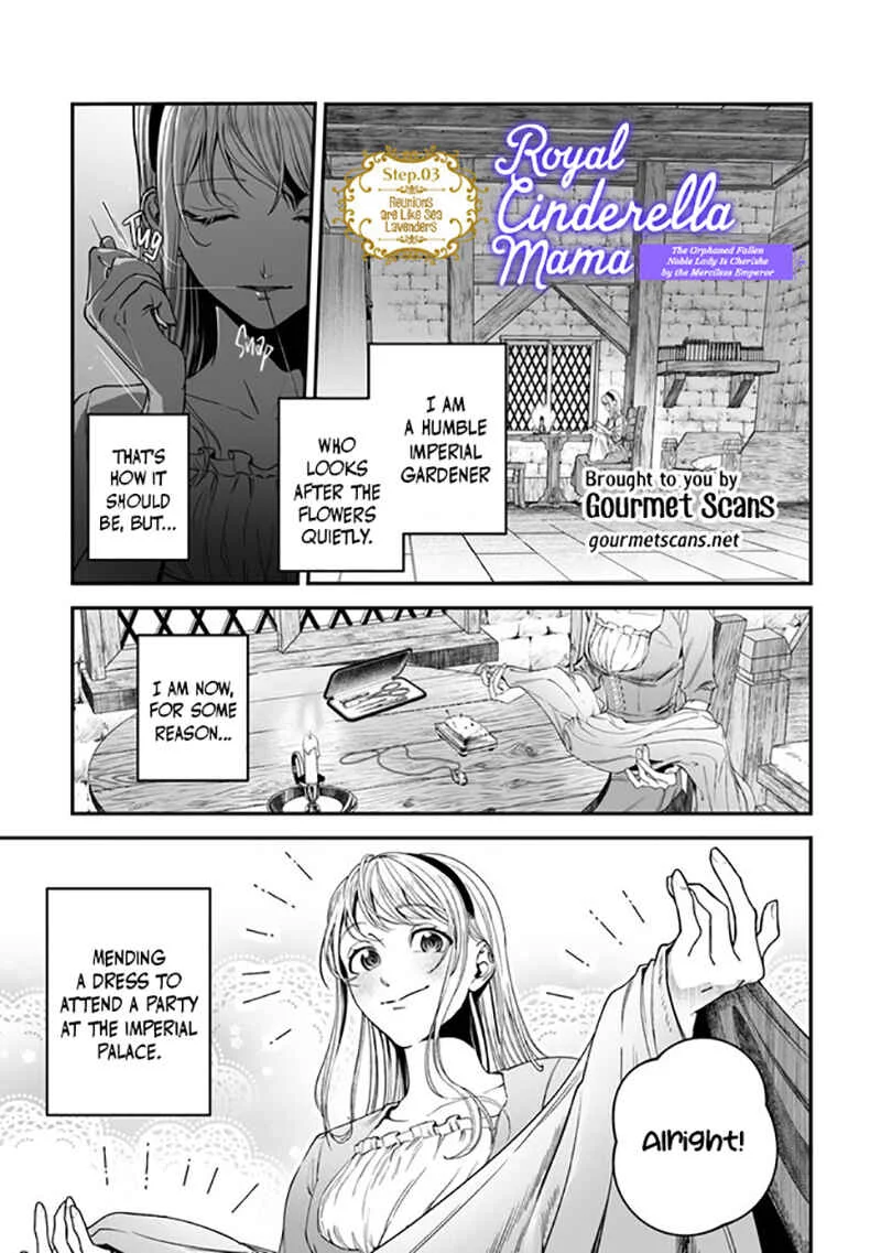 Royal Cinderella Mama: Tengai Kodoku no Botsuraku Reijou wa Reitetsu Koutei ni Dekiaisareru Chapter 4 - Page 2