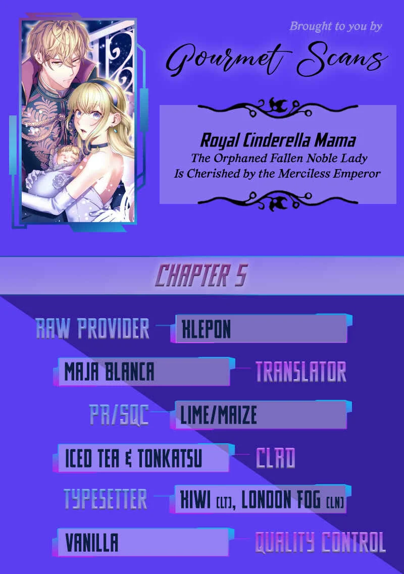 Royal Cinderella Mama: Tengai Kodoku no Botsuraku Reijou wa Reitetsu Koutei ni Dekiaisareru Chapter 5 - Page 1