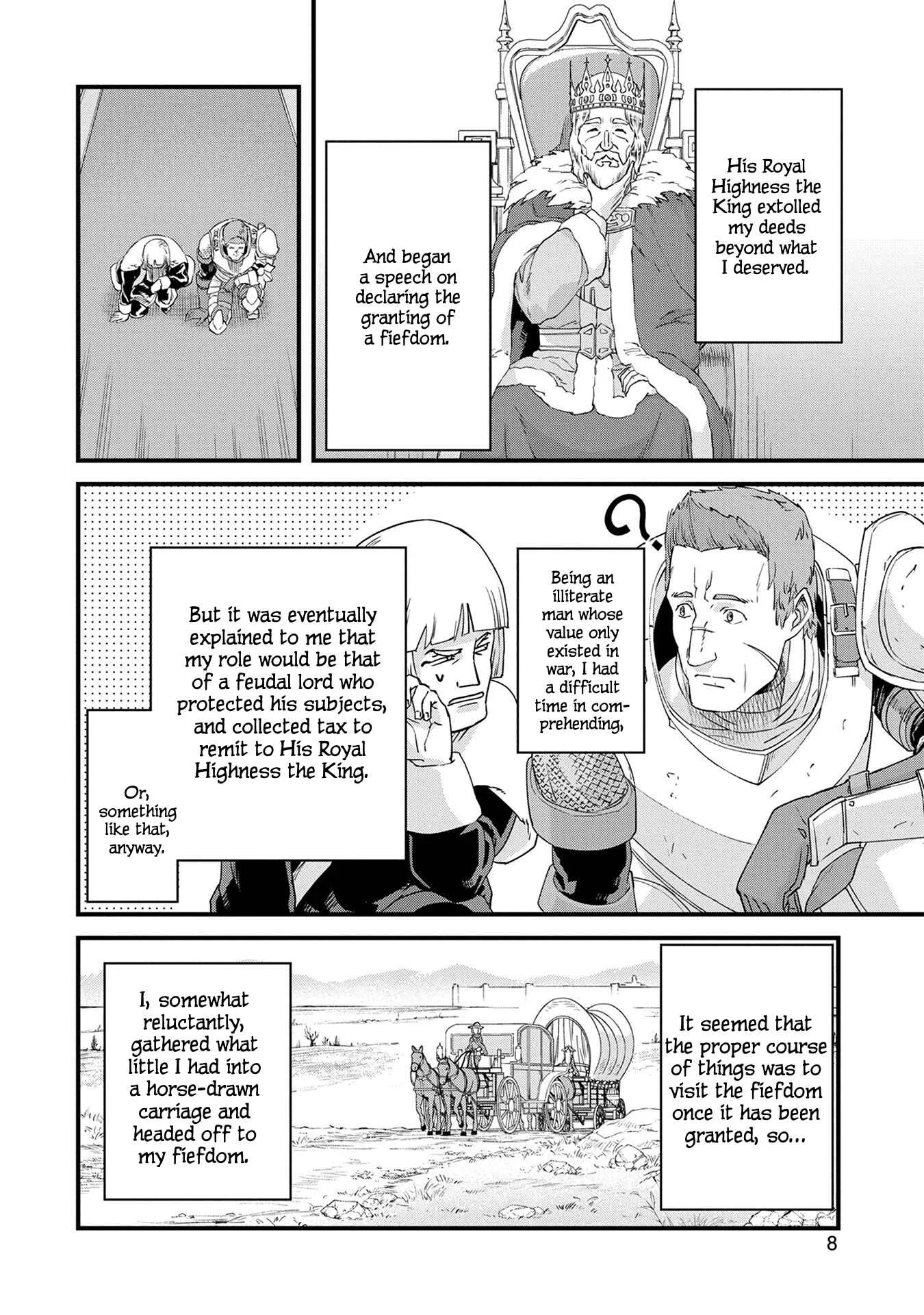 Ryoumin 0-nin Start no Henkyou Ryoushusama ~Ao no Dias to Soukaku no Otome~ Chapter 1 - Page 8