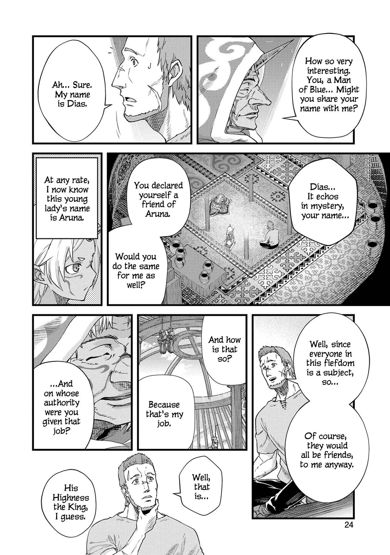 Ryoumin 0-nin Start no Henkyou Ryoushusama ~Ao no Dias to Soukaku no Otome~ Chapter 1 - Page 24