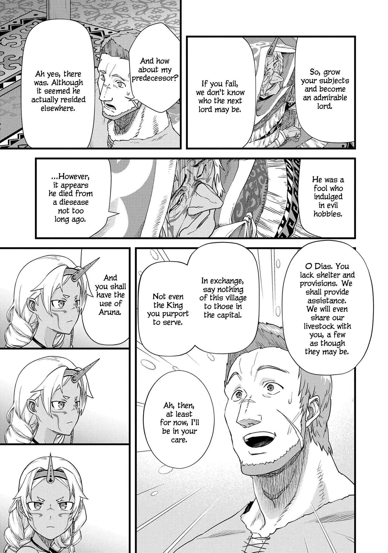Ryoumin 0-nin Start no Henkyou Ryoushusama ~Ao no Dias to Soukaku no Otome~ Chapter 1 - Page 33
