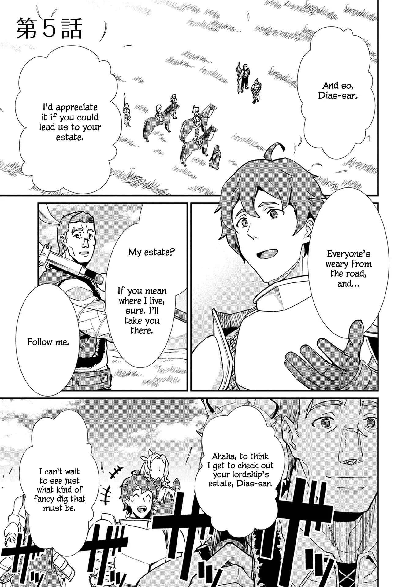 Ryoumin 0-nin Start no Henkyou Ryoushusama ~Ao no Dias to Soukaku no Otome~ Chapter 5 - Page 1