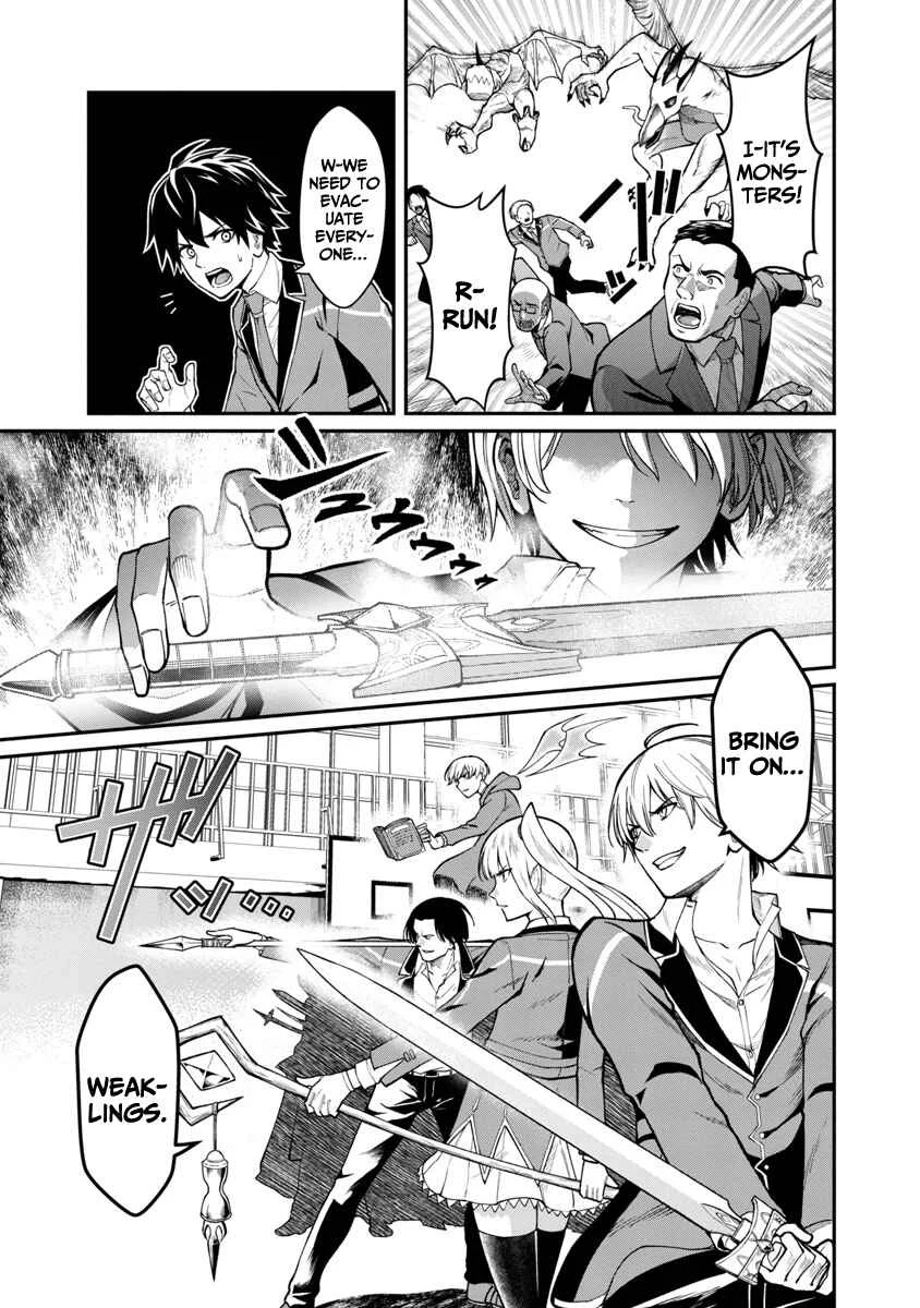 Saikyou no Maou ni Kitaerareta Yuusha, Isekai Kikansha-tachi no Gakuen de Musou Suru Chapter 1.2 - Page 2