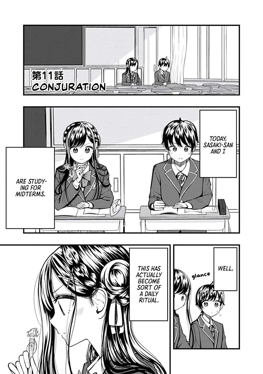 Sasaki-san wa Chotto dake Sugoi. Chapter 11: Conjuration - Page 1