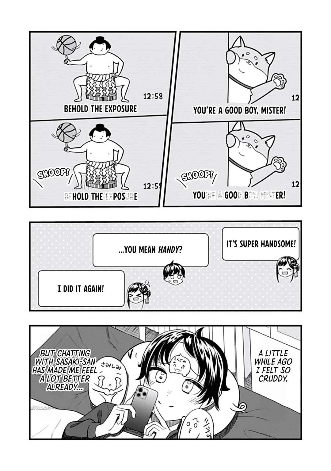 Sasaki-san wa Chotto dake Sugoi. Chapter 16: Text Deletion - Page 8