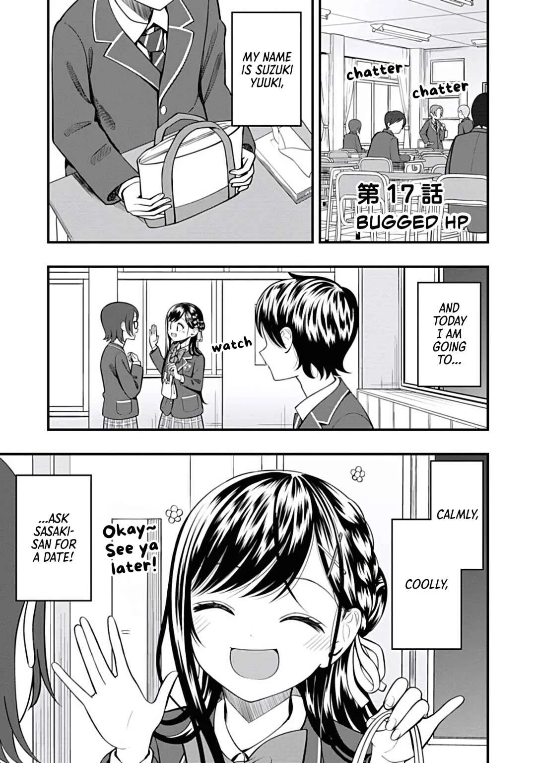 Sasaki-san wa Chotto dake Sugoi. Chapter 17: Bugged HP - Page 1