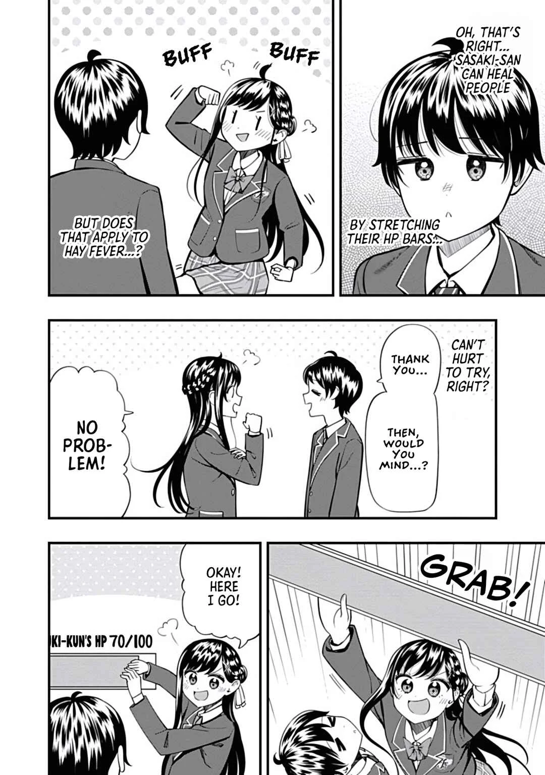 Sasaki-san wa Chotto dake Sugoi. Chapter 17: Bugged HP - Page 6
