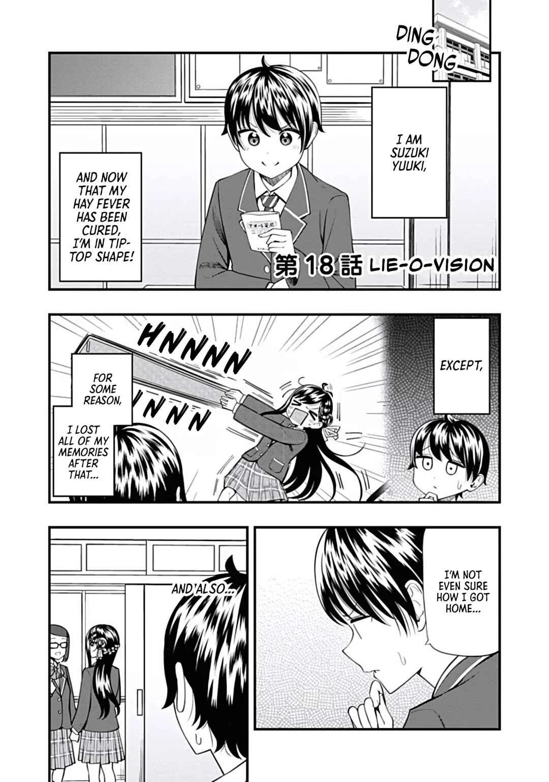 Sasaki-san wa Chotto dake Sugoi. Chapter 18: Lie-O-Vision - Page 1