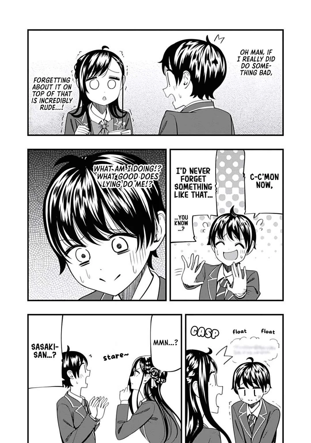 Sasaki-san wa Chotto dake Sugoi. Chapter 18: Lie-O-Vision - Page 10