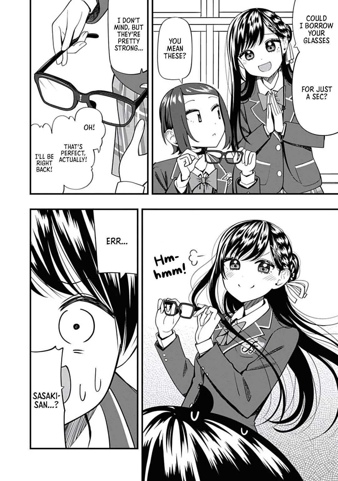 Sasaki-san wa Chotto dake Sugoi. Chapter 18: Lie-O-Vision - Page 12