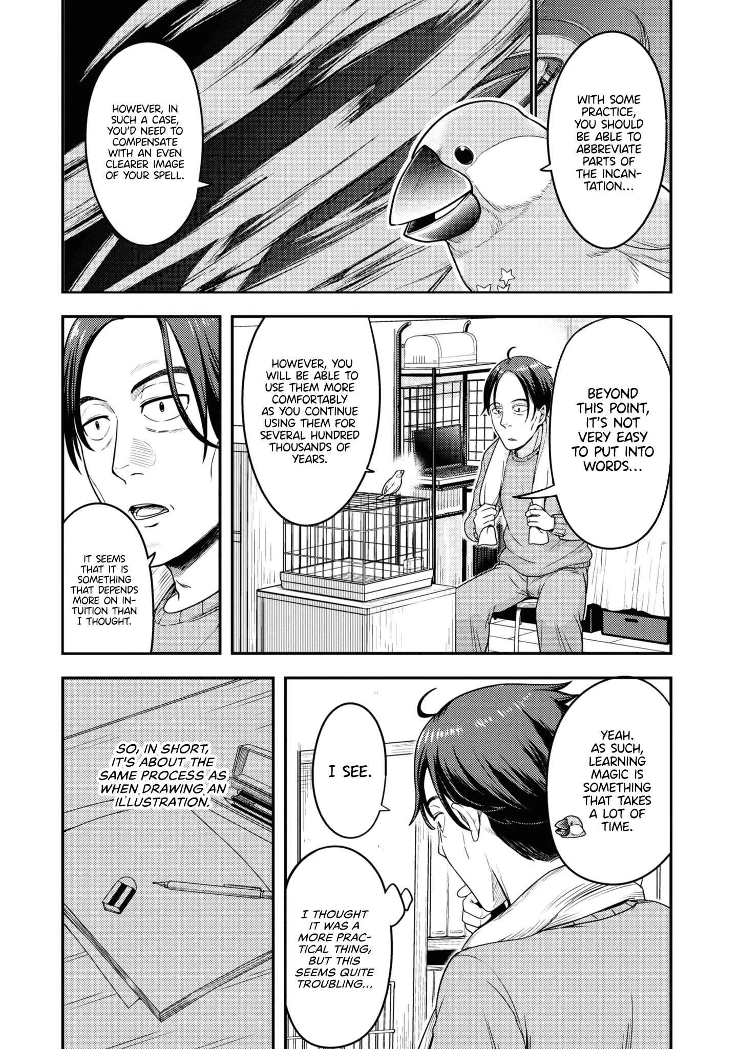 Sasaki to Pii-chan - Isekai de Slow Life wo Tanoshimou to Shitara, Gendai de Inou Battle ni Makikomareta Ken ~Mahou Shoujo ga Up wo Hajimeta you desu~ Chapter 2: Introduction to the Other World (2) - Page 4