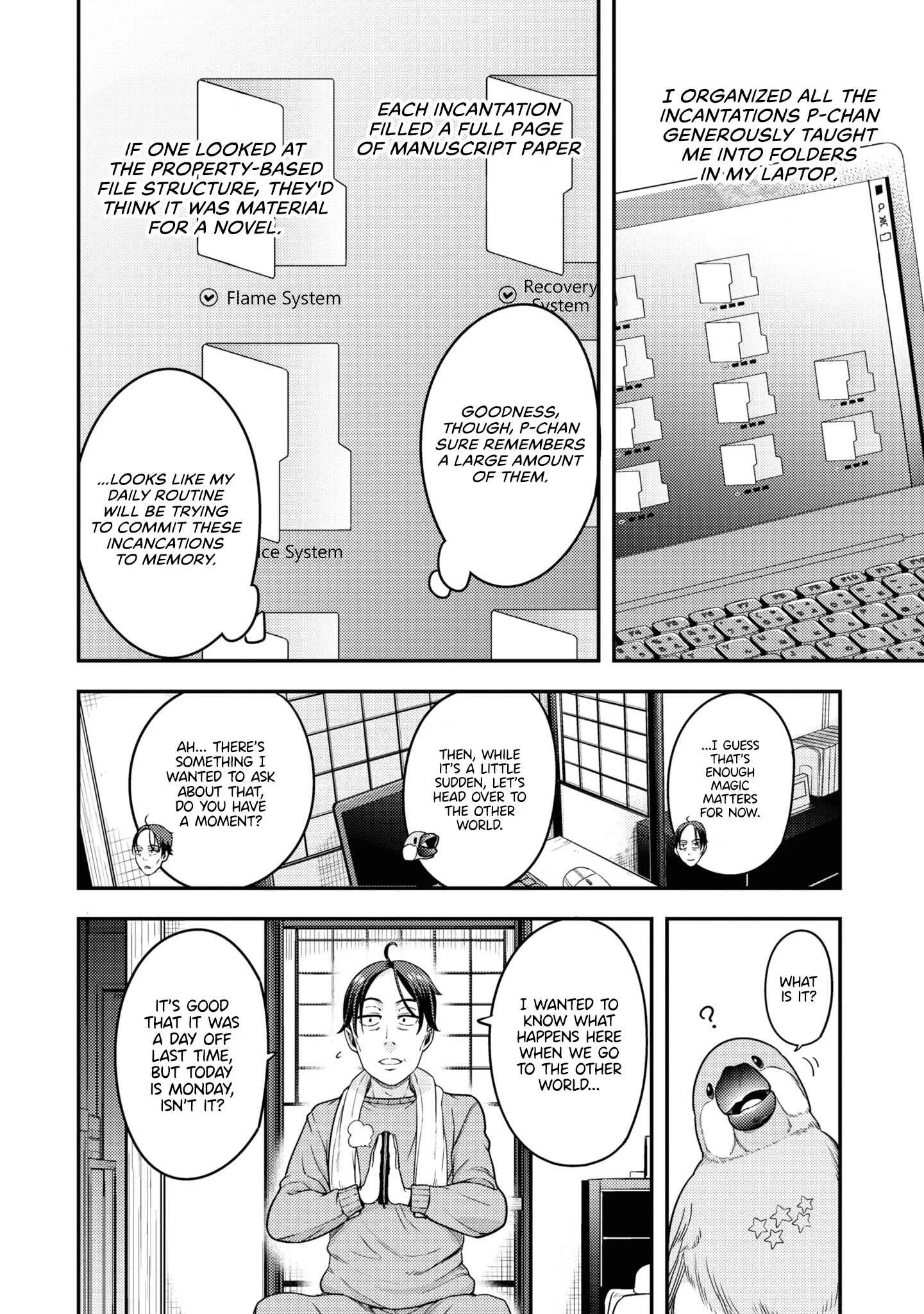Sasaki to Pii-chan - Isekai de Slow Life wo Tanoshimou to Shitara, Gendai de Inou Battle ni Makikomareta Ken ~Mahou Shoujo ga Up wo Hajimeta you desu~ Chapter 2: Introduction to the Other World (2) - Page 14