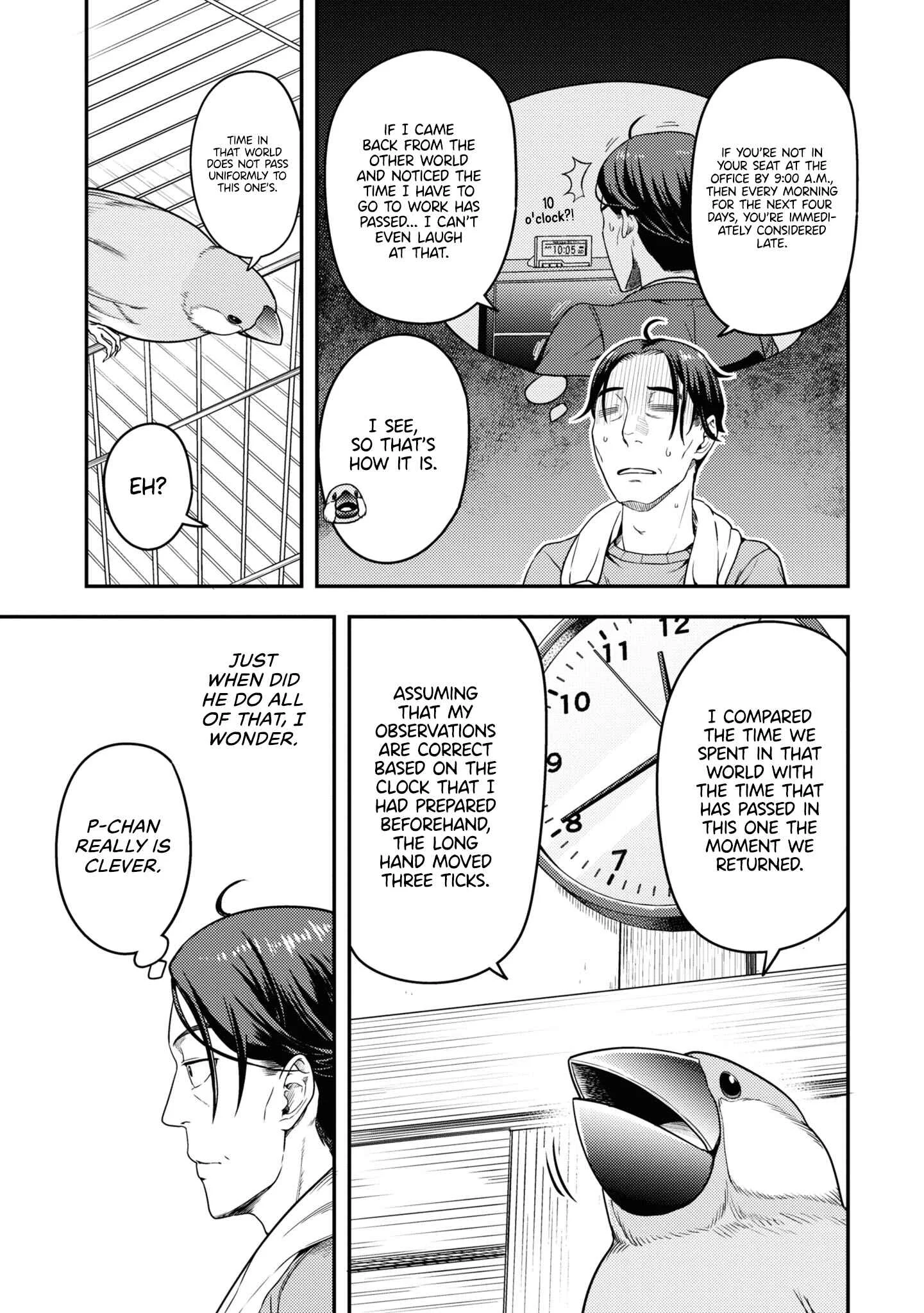 Sasaki to Pii-chan - Isekai de Slow Life wo Tanoshimou to Shitara, Gendai de Inou Battle ni Makikomareta Ken ~Mahou Shoujo ga Up wo Hajimeta you desu~ Chapter 2: Introduction to the Other World (2) - Page 15