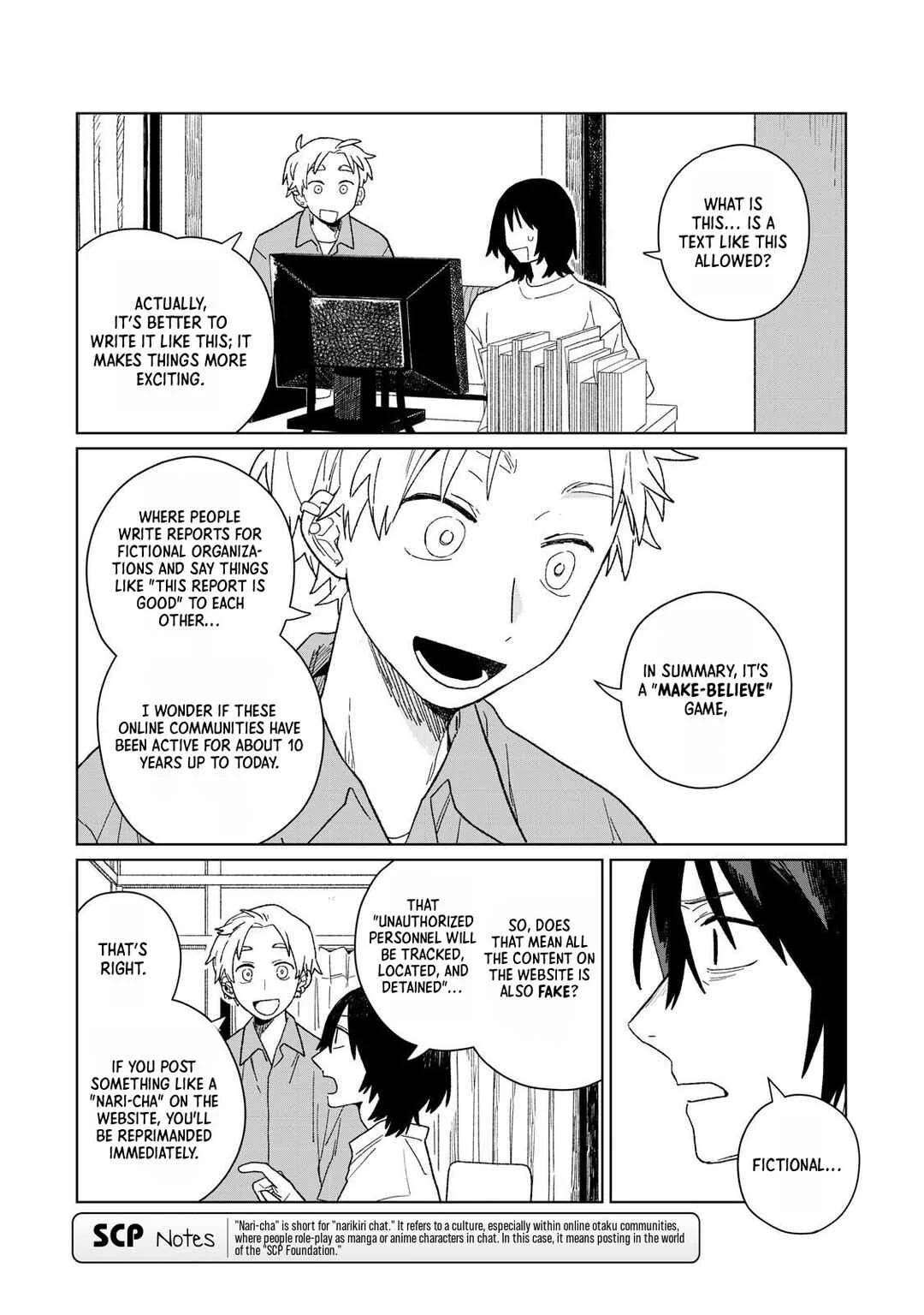 SCP tte Nan desu ka? Chapter 2: Orientation - Page 7