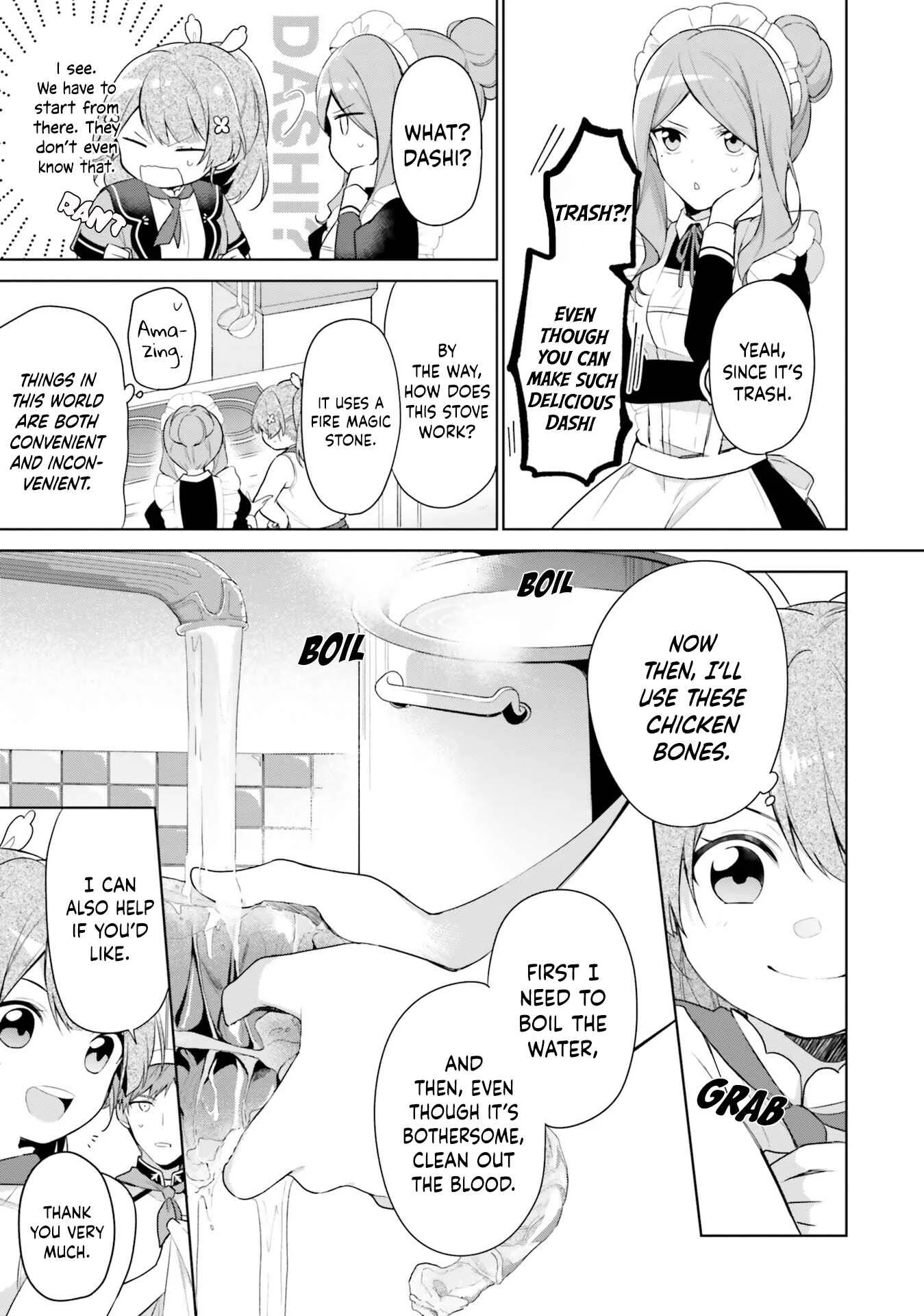 Seijo ja Nakatta node, Oukyuu de Nonbiri Gohan wo Tsukuru Koto ni Shimashita Chapter 3 - Page 4