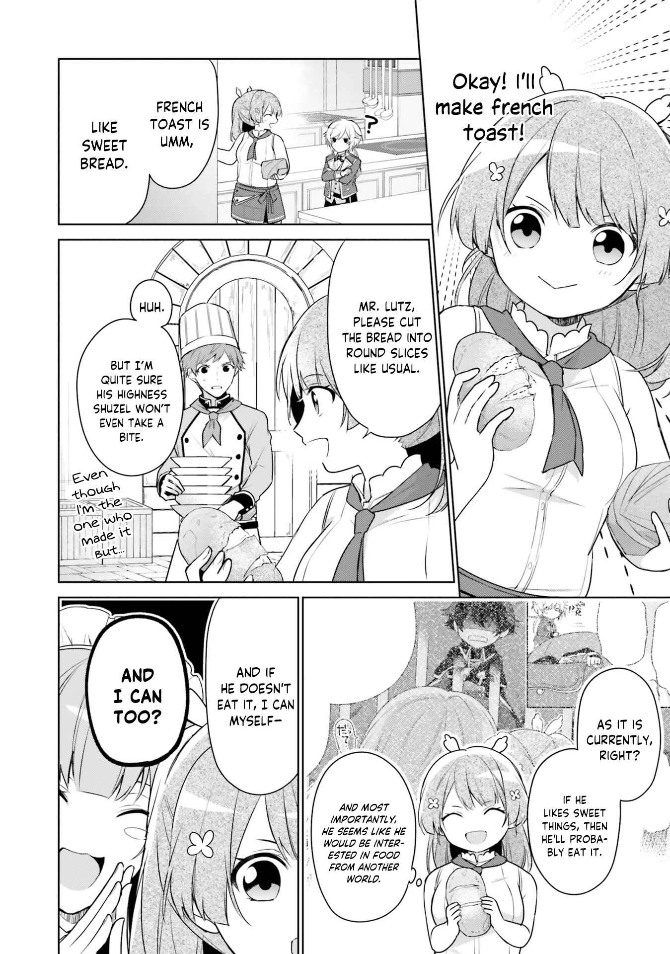 Seijo ja Nakatta node, Oukyuu de Nonbiri Gohan wo Tsukuru Koto ni Shimashita Chapter 4 - Page 7